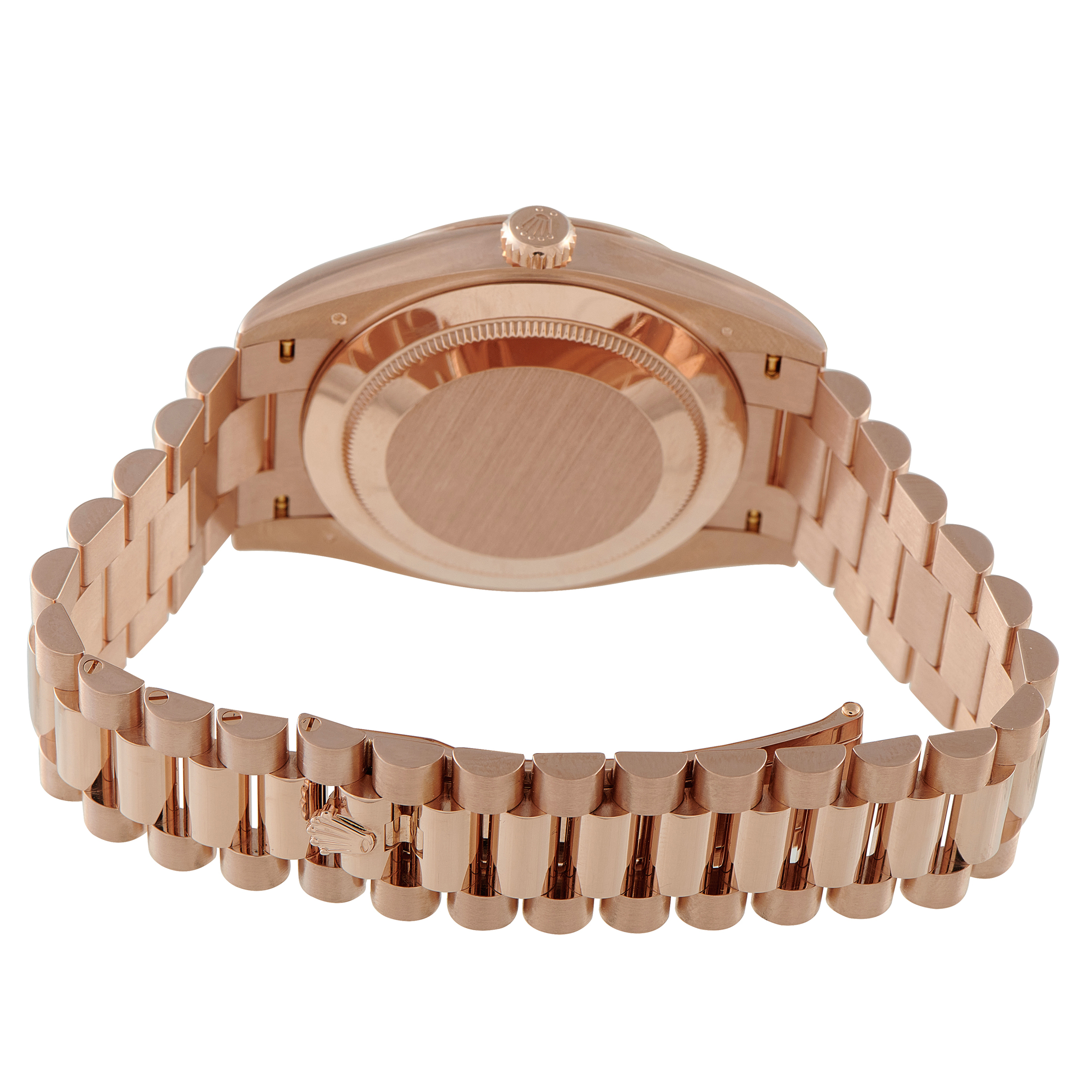 Rolex Day-Date Green Roman Dial Everose Gold President Watch 228235