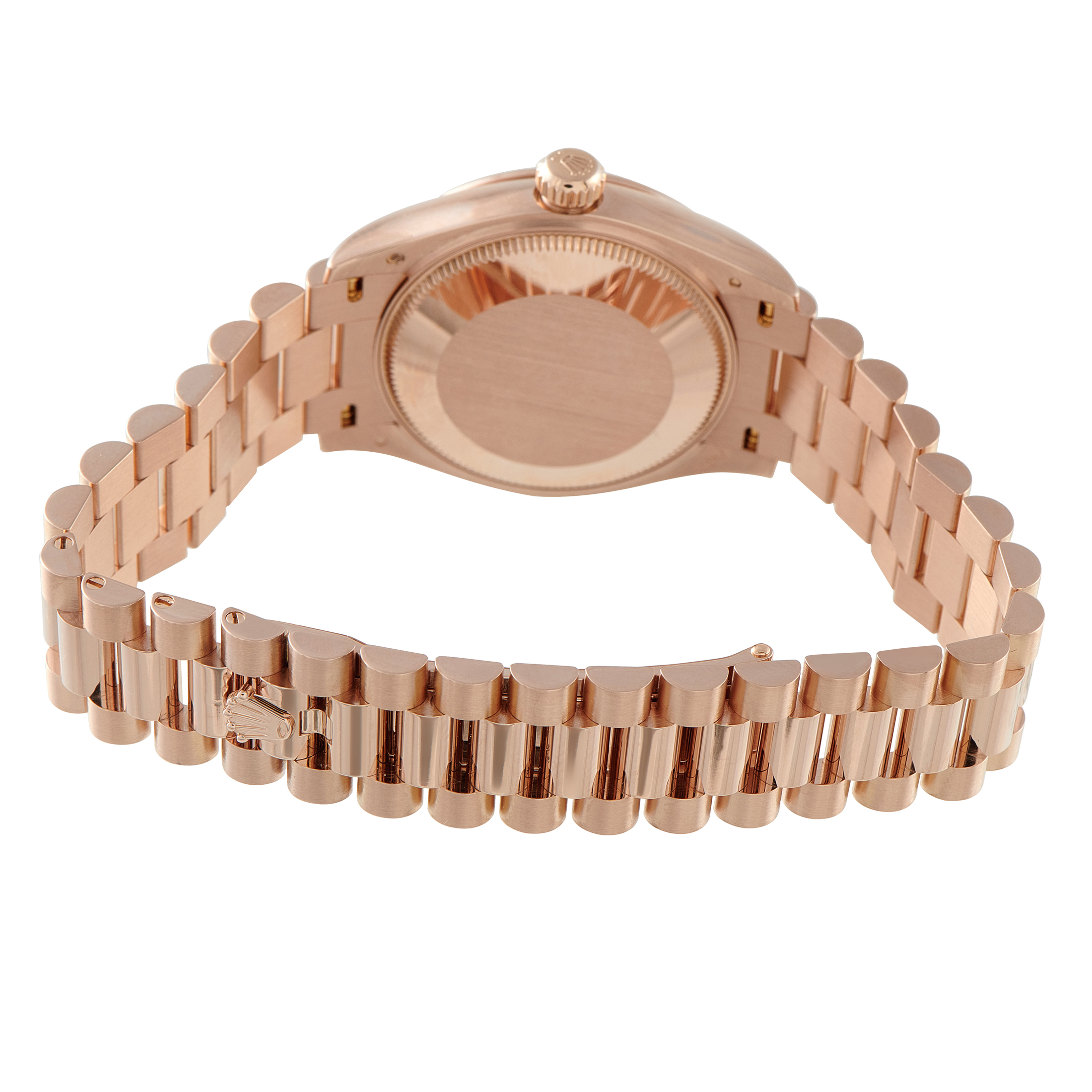 Rolex Datejust 31 Rose Diamond Dial Everose Gold President Watch 278275