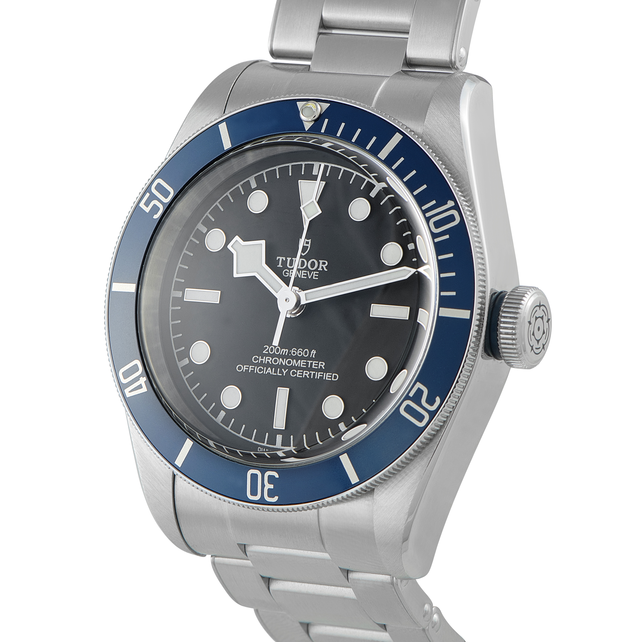 Tudor Black Bay Blue Bezel Steel Watch 79230B