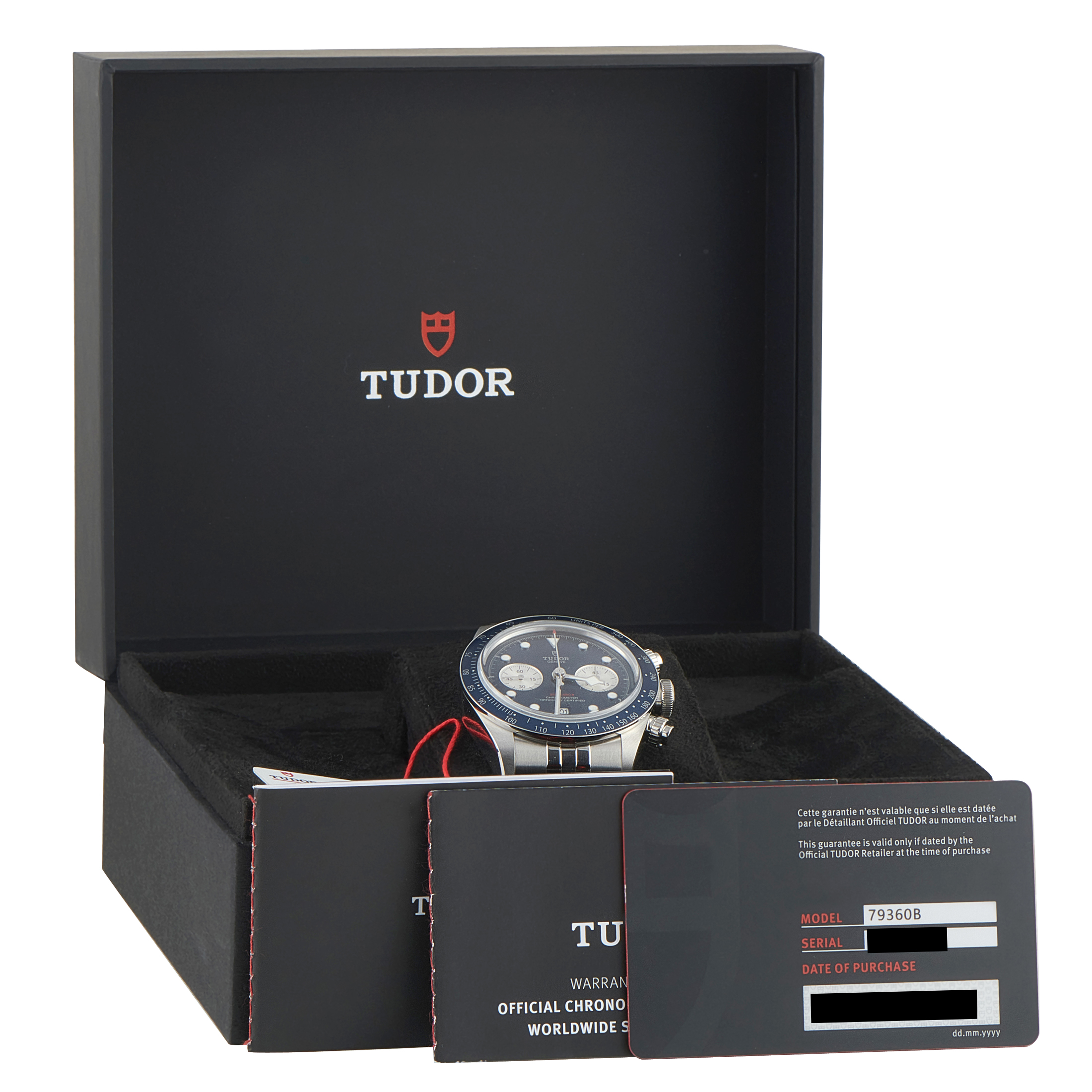 Tudor Black Bay Chrono Blue Dial Steel Watch 79360B