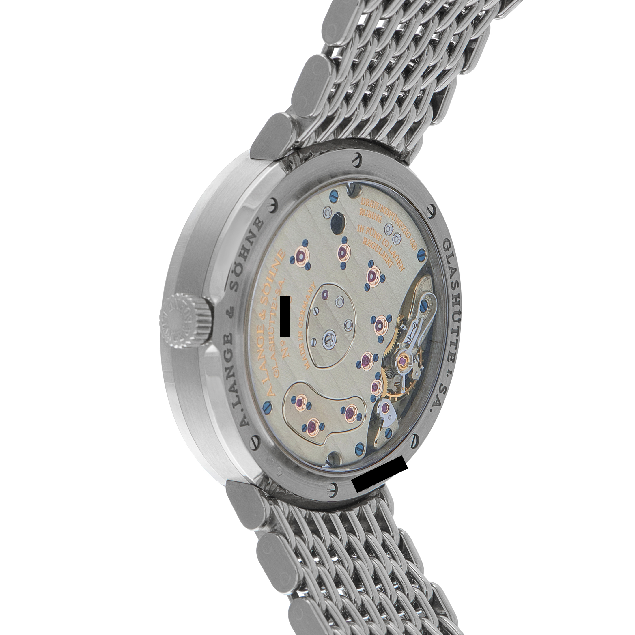 A. Lange & Sohne Lange 1 Soiree Mother of Pearl Dial White Gold Watch 160.029