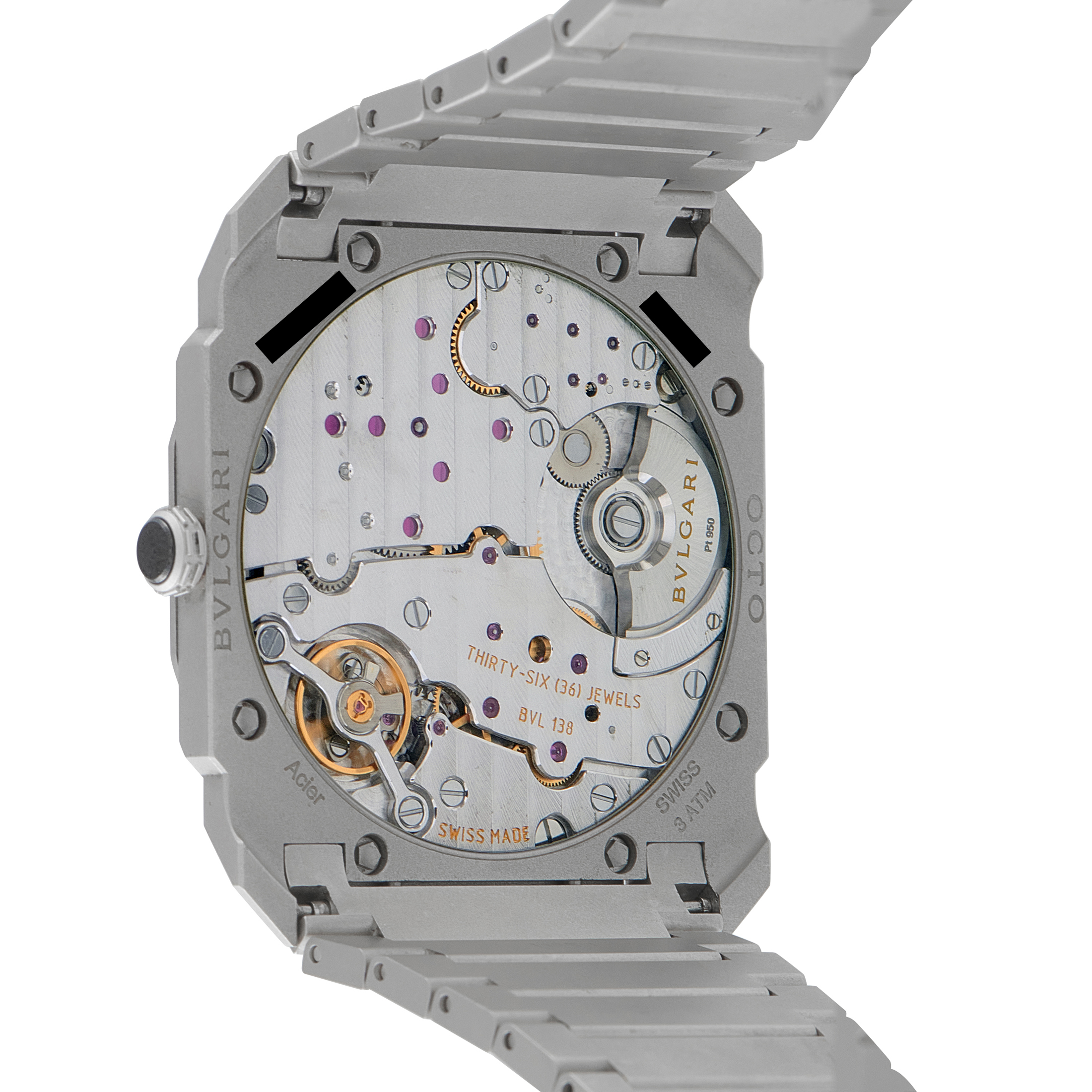 Bvlgari Octo Finissimo Extra-Thin Sandblasted Steel Watch 103035