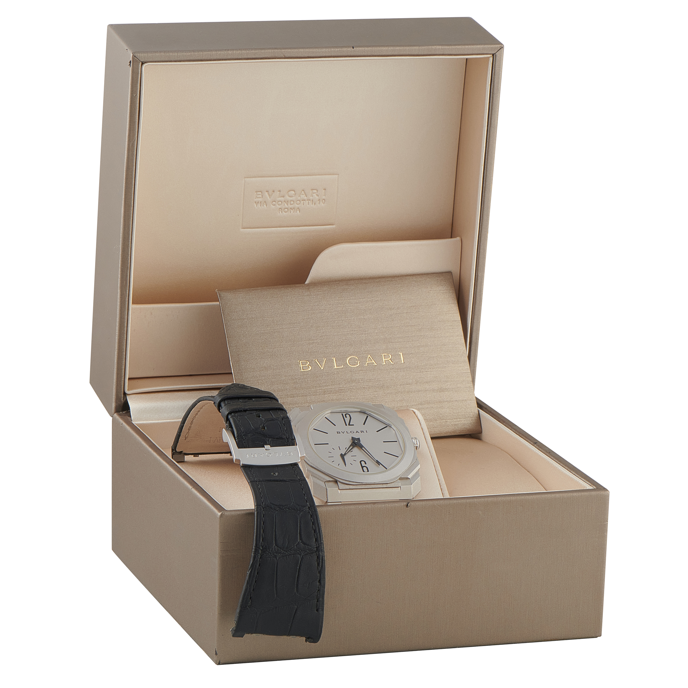 Bvlgari Octo Finissimo Extra-Thin Sandblasted Steel Watch 103035
