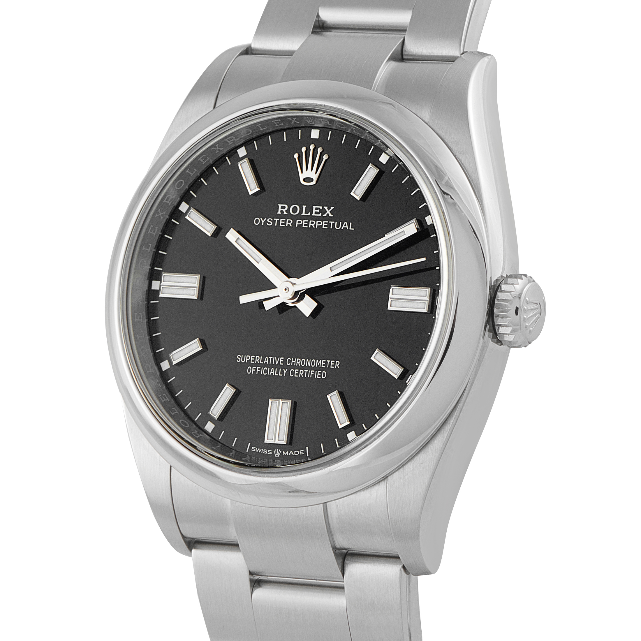 Rolex Oyster Perpetual 36 Black Dial Steel Watch 126000