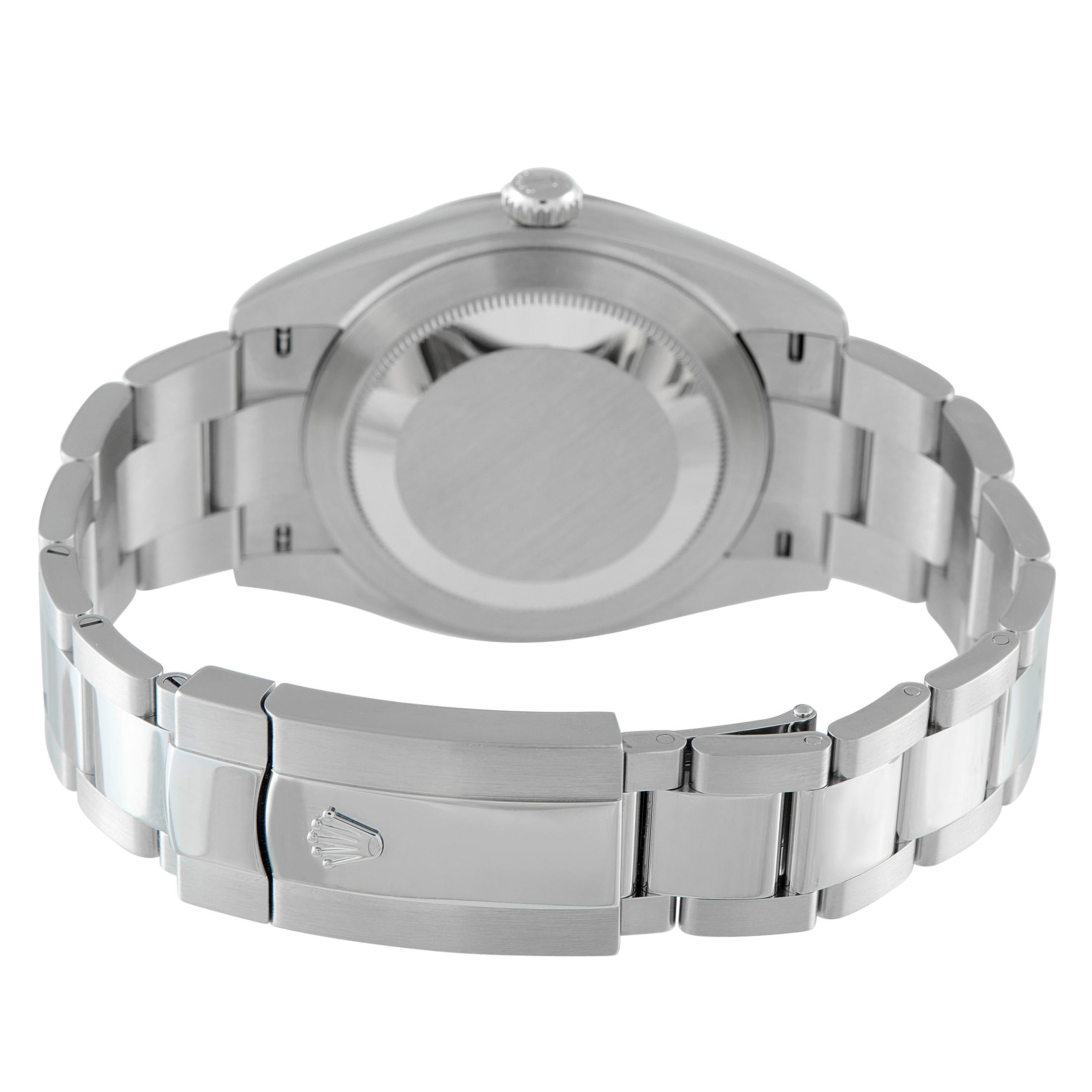 Rolex Datejust 41 Black Diamond Dial Steel Oyster Watch 126334