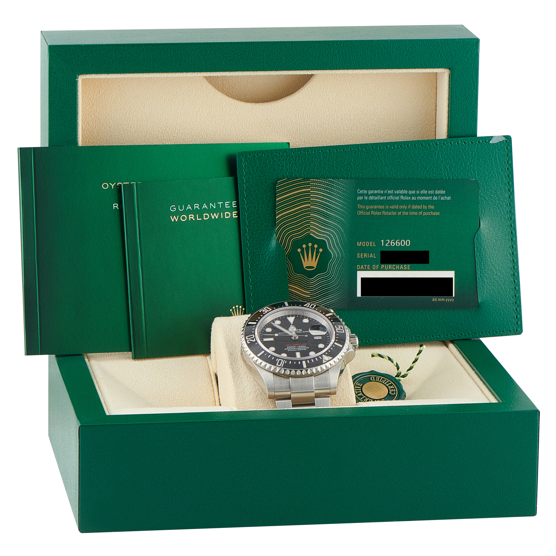 Rolex Sea-Dweller 43 Steel Watch 126600