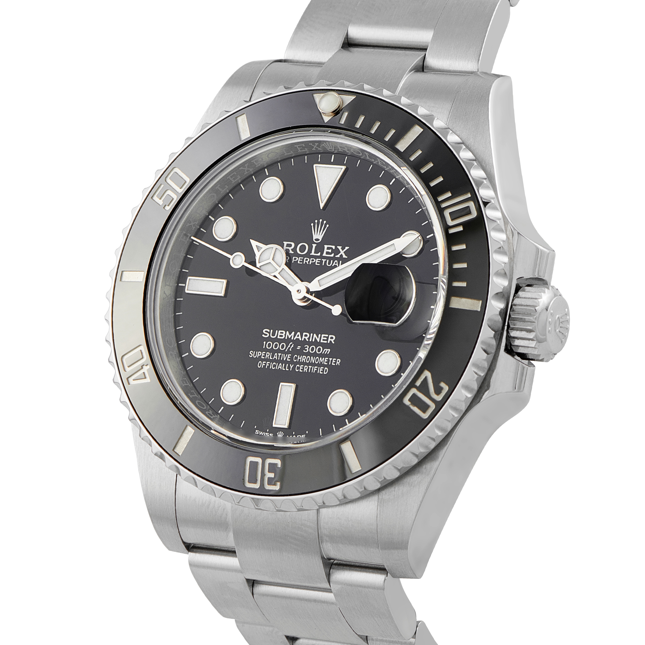 Rolex Submariner Date Black Dial Steel Watch 126610LN