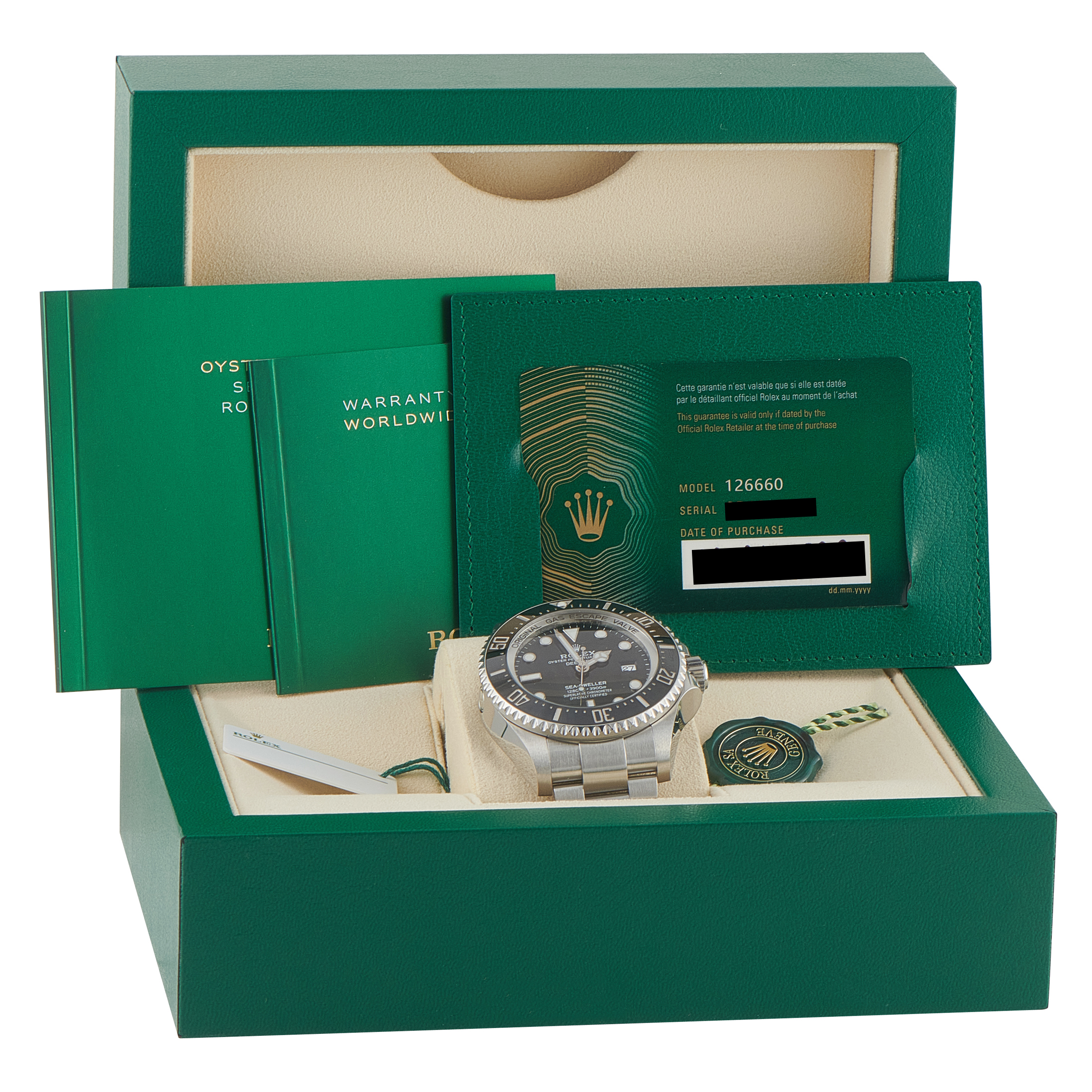 Rolex Sea-Dweller Deepsea Steel Watch 126660