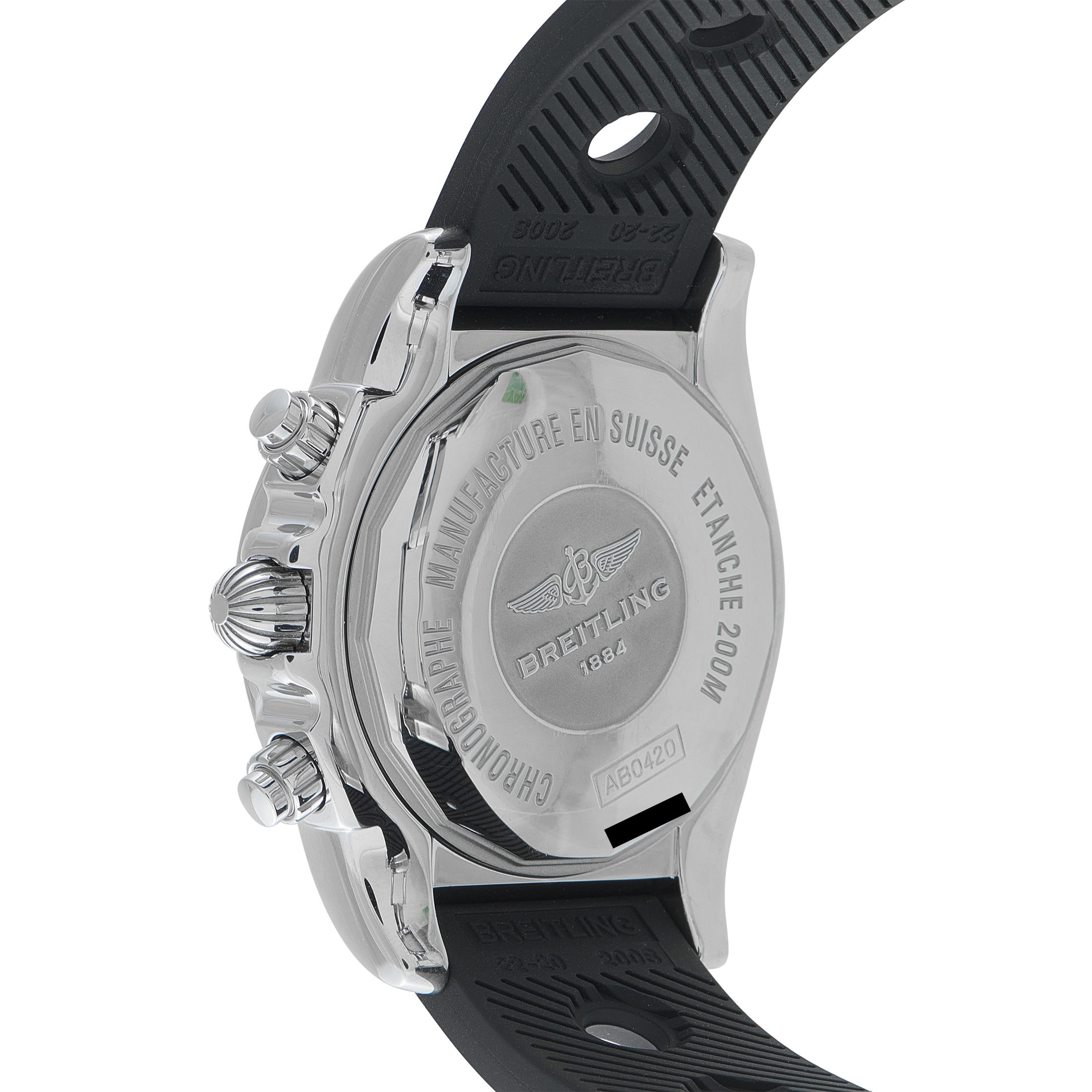 Breitling Chronomat 44 GMT Steel Watch AB0420B9-BB56 AB0420B9/BB56