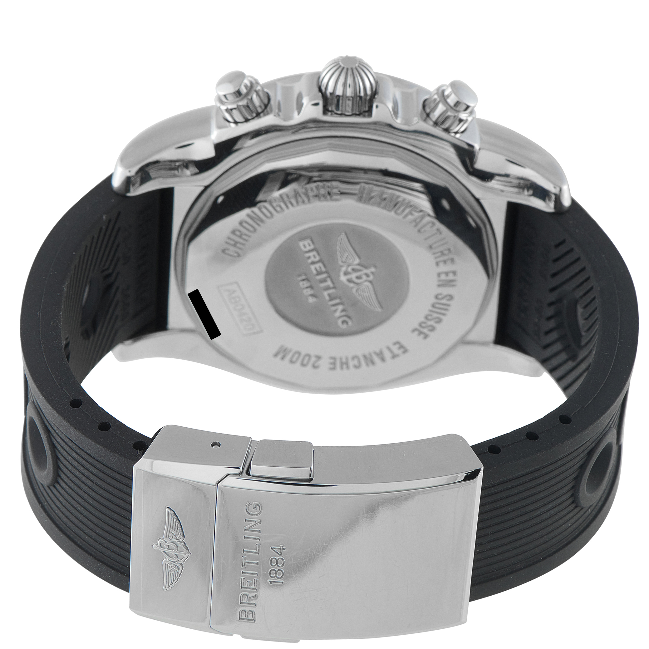 Breitling Chronomat 44 GMT Steel Watch AB0420B9-BB56 AB0420B9/BB56