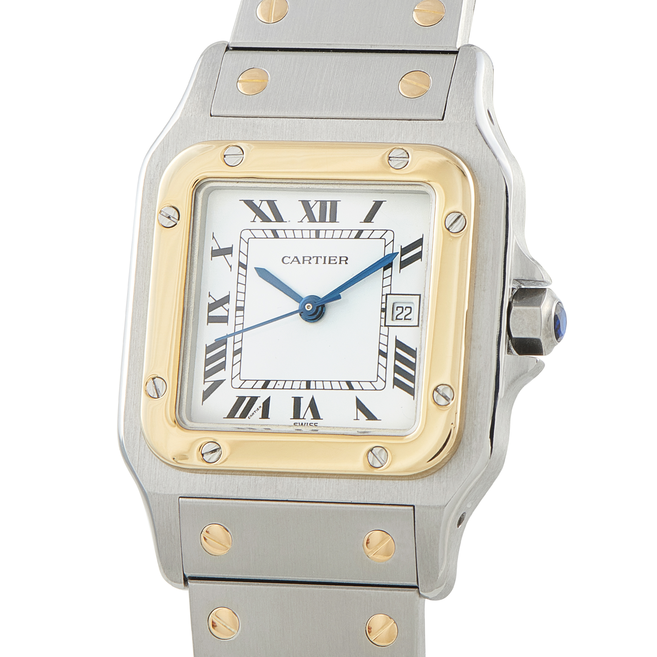 Cartier Santos Carrée Two Tone Watch 2961