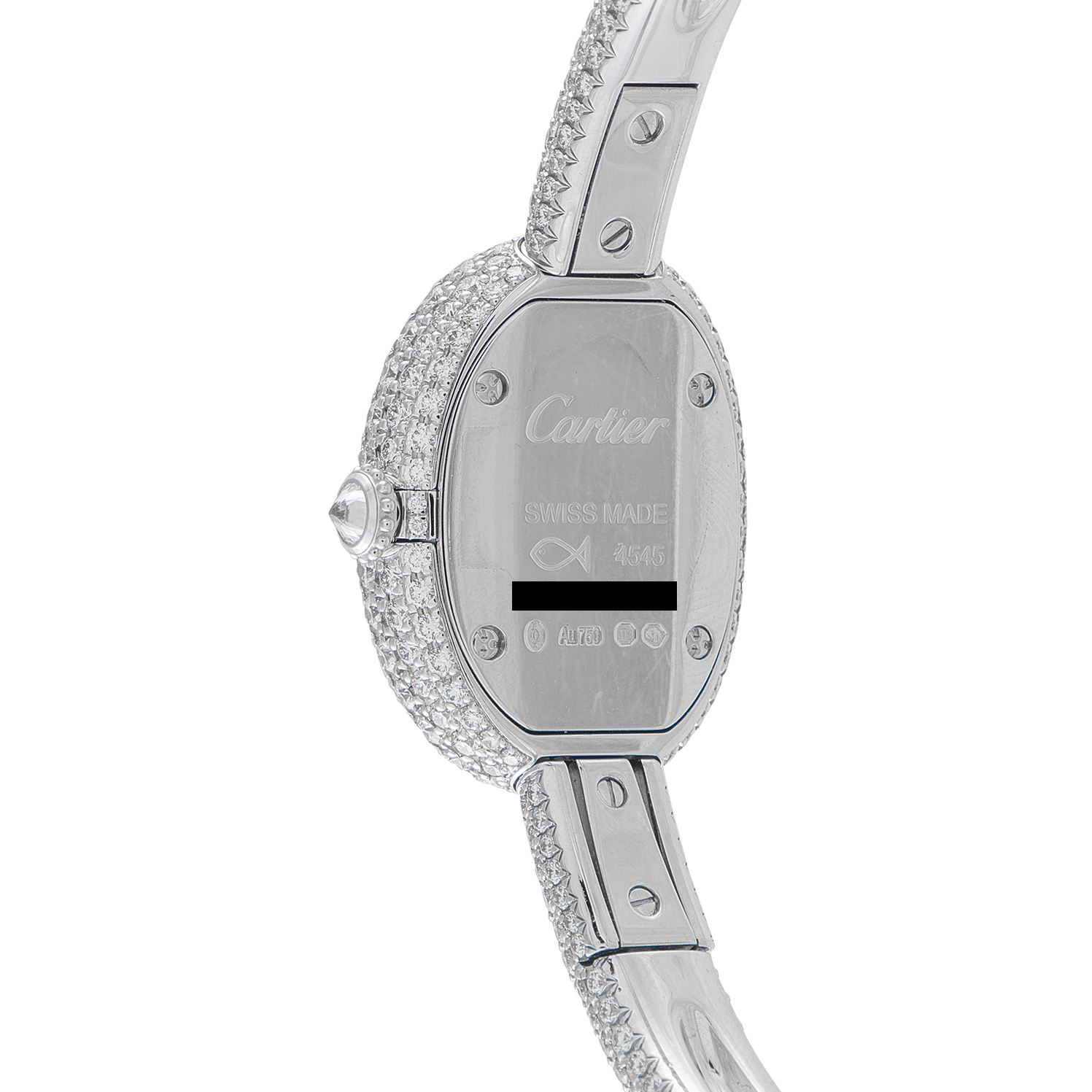 Cartier Baignoire de Cartier Diamond and 18K White Gold Watch HPI01773 hpi01773
