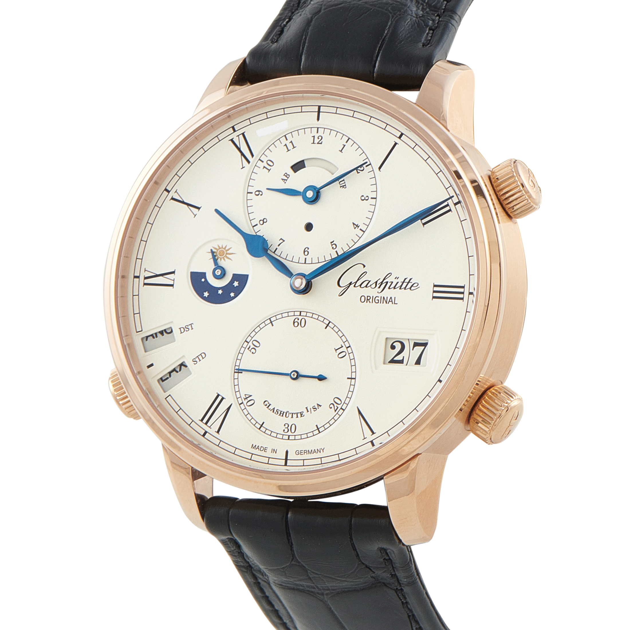 Glashutte Original Senator Cosmopolite 18K Rose Gold Watch W18902010561