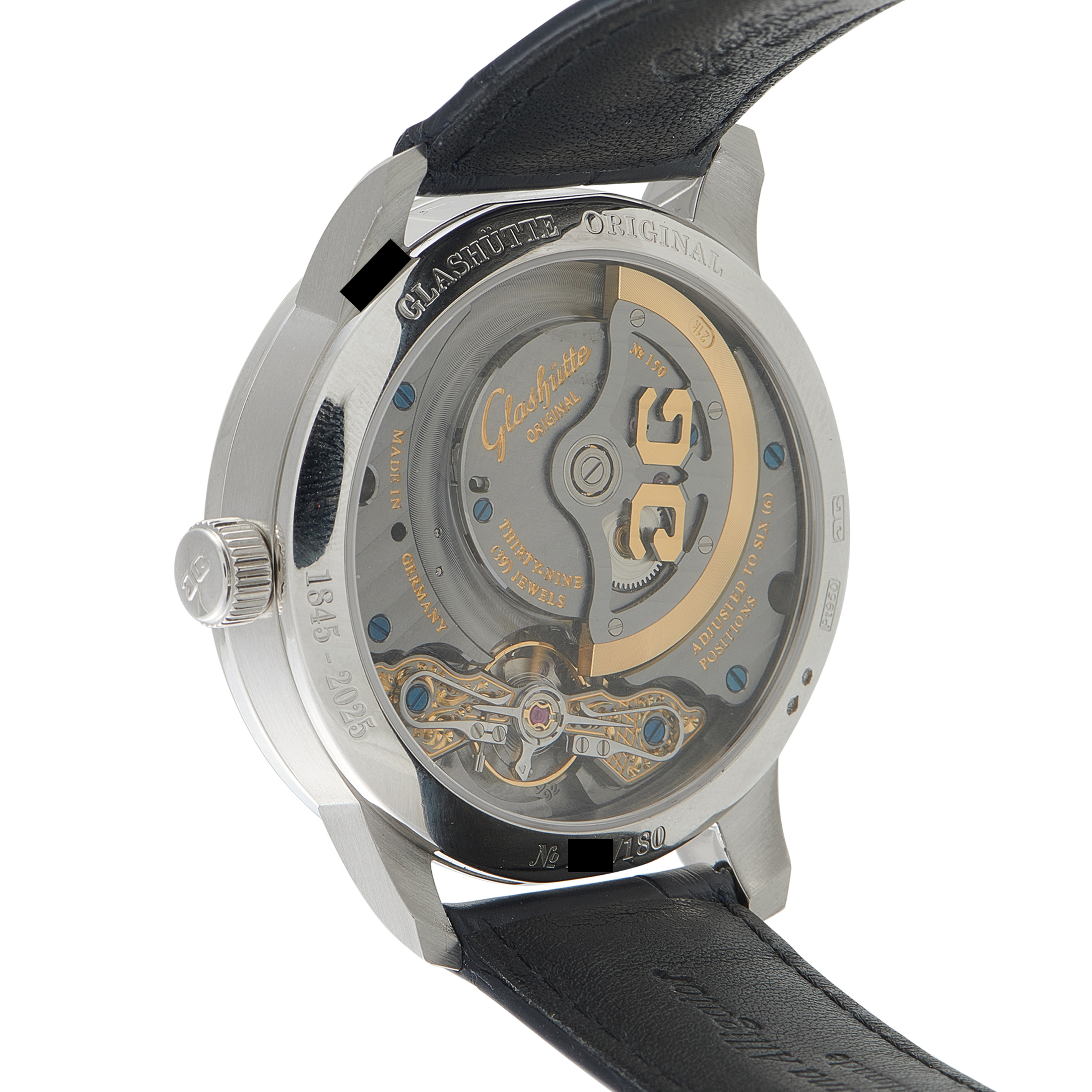 Glashutte Original PanoMaticLunar Platinum Limited Edition Watch W19214010361