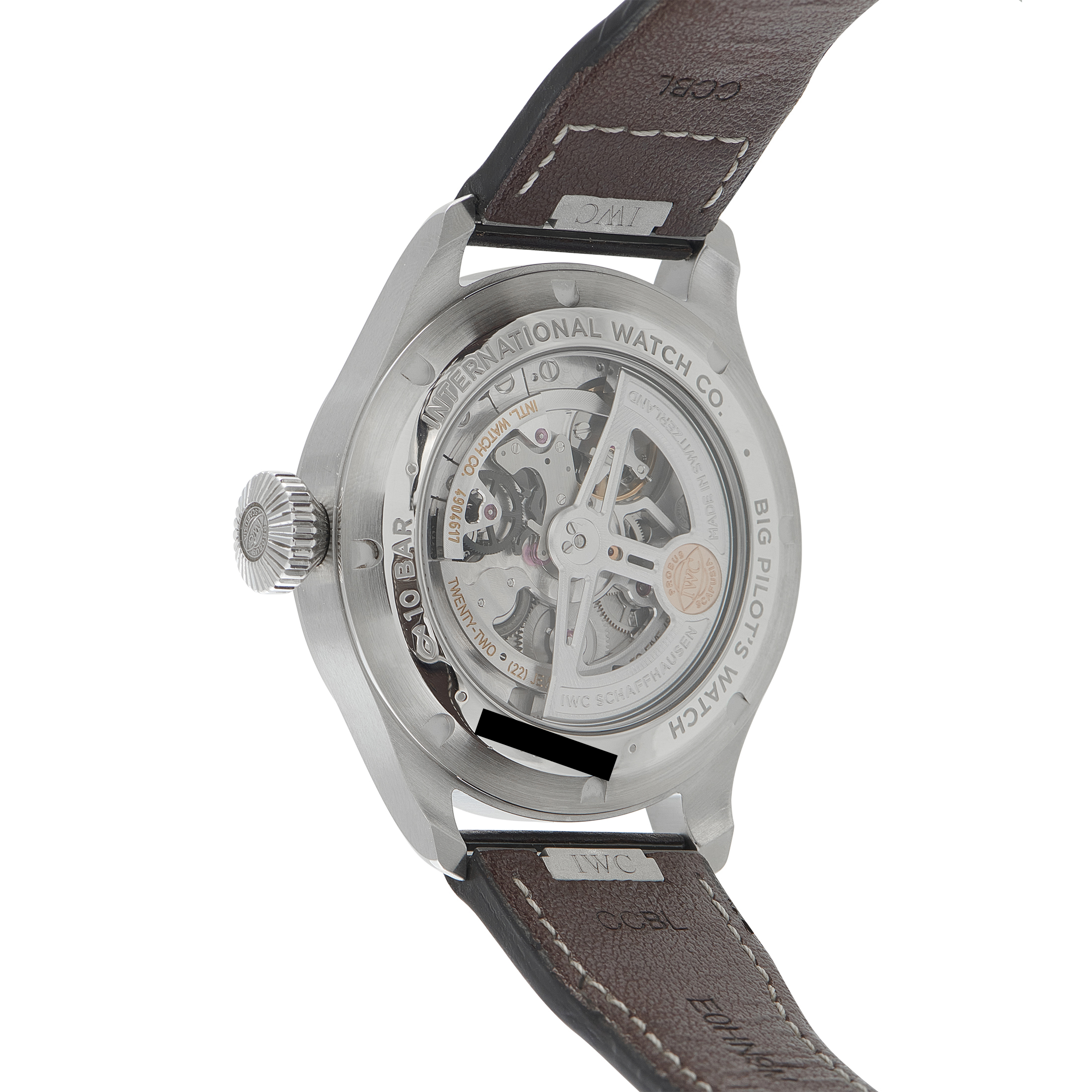 IWC Big Pilot's 43 Steel Watch IW329301 iw329301