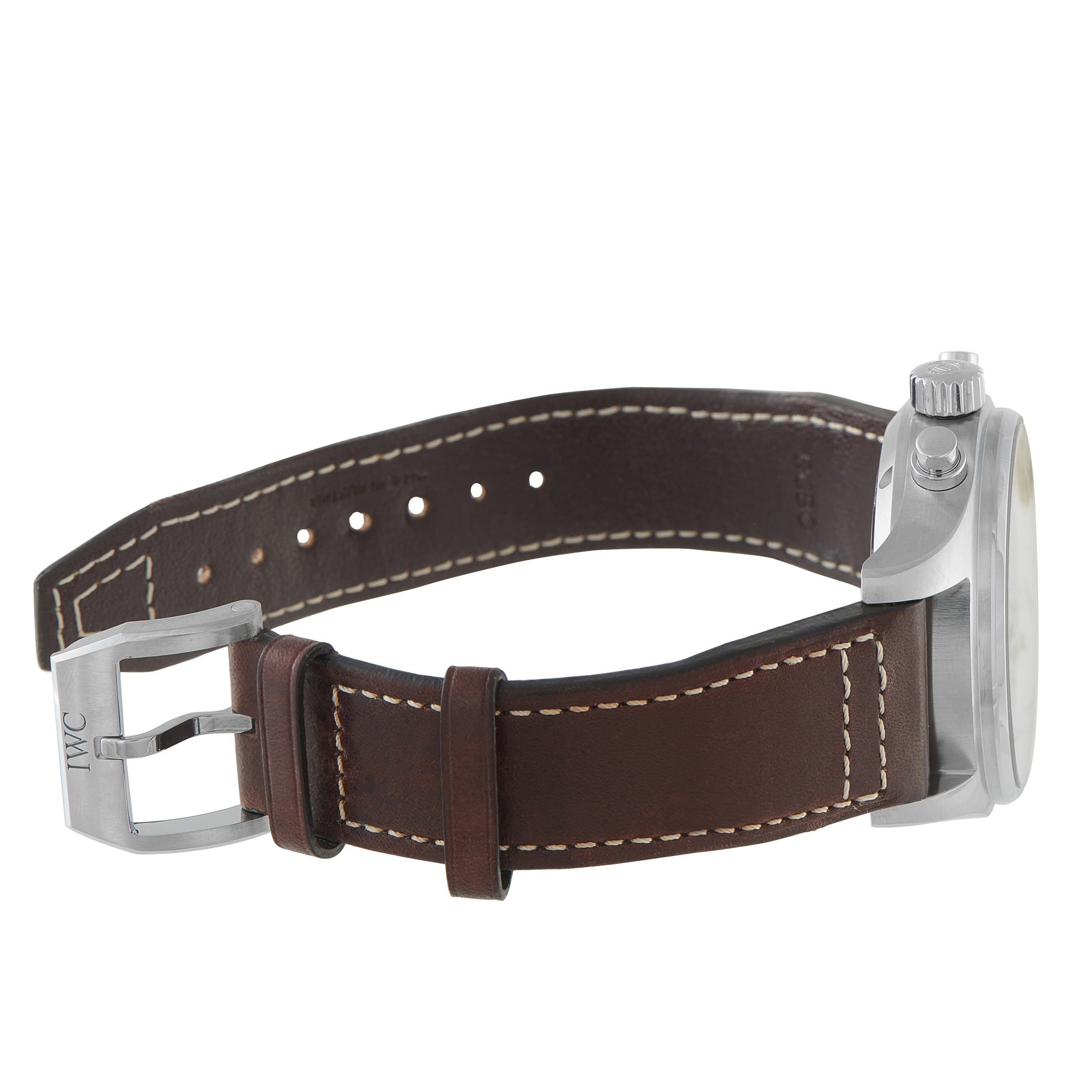 IWC Pilot's 41 Green Dial Chronograph Steel Watch IW388103