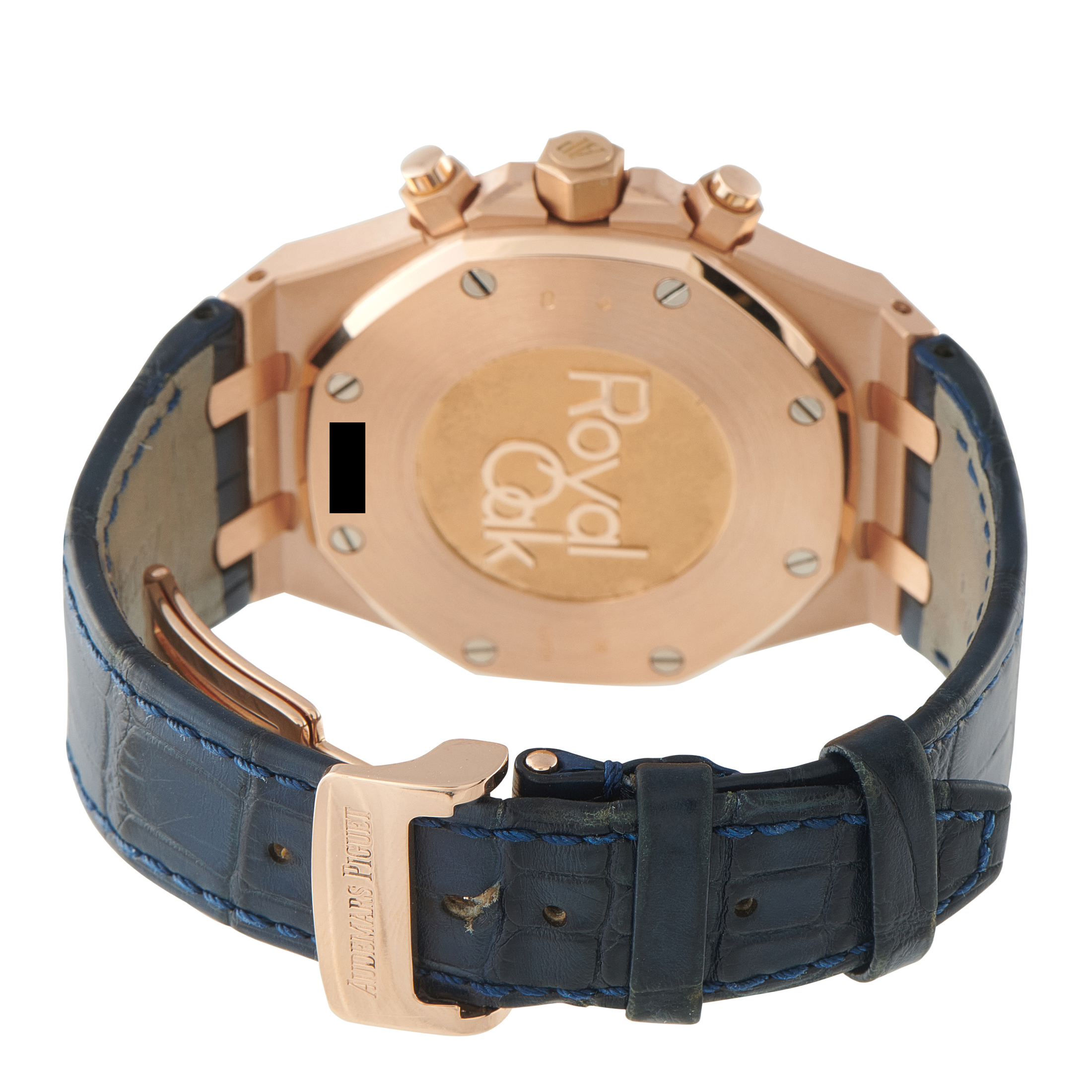 Audemars Piguet Royal Oak Chronograph Rose Gold Watch 26331OR.OO.D315CR.01 26331OR.OO.D315CR.01 Blue Royal Oak Chronograph