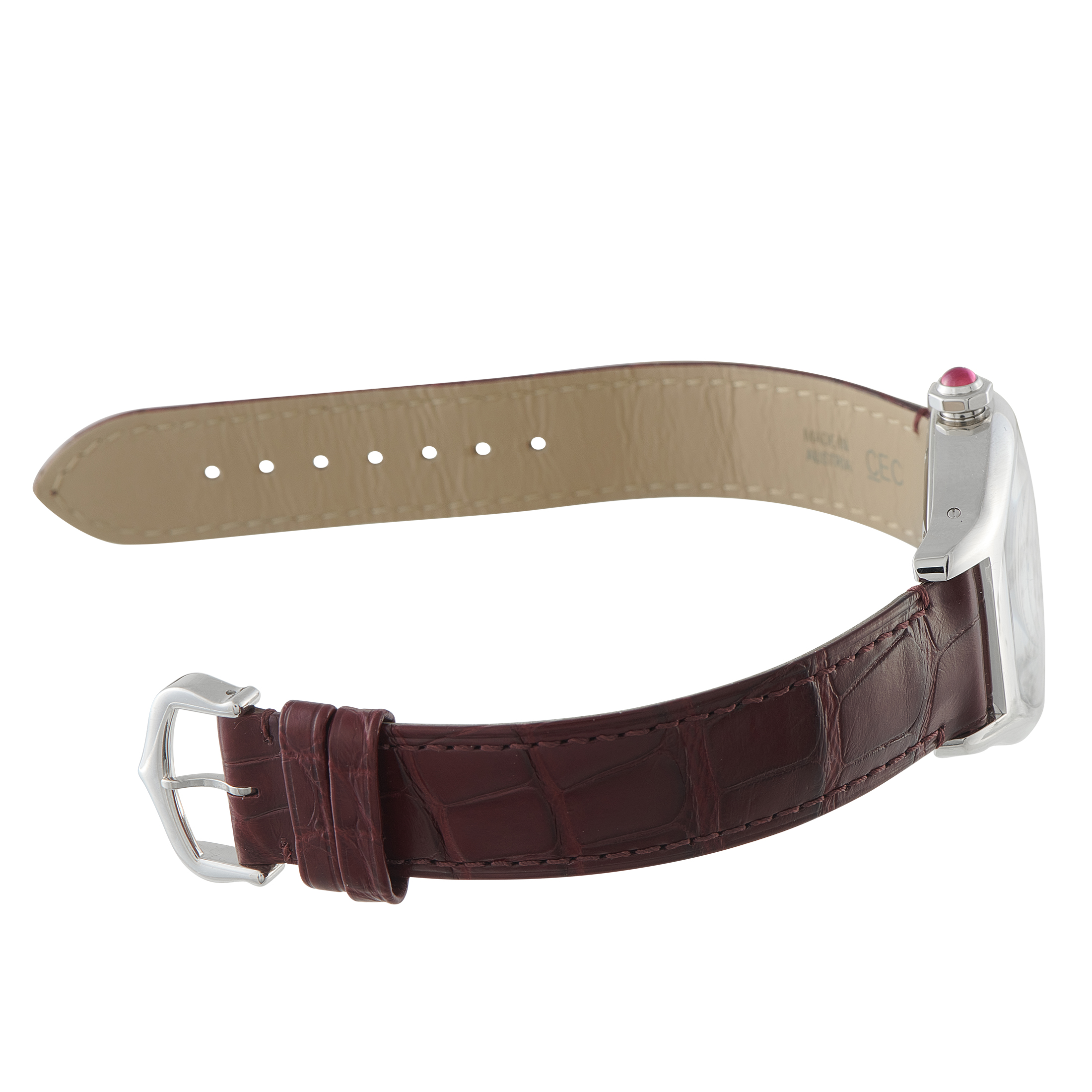 Cartier Privé Tortue Platinum Watch whto0008