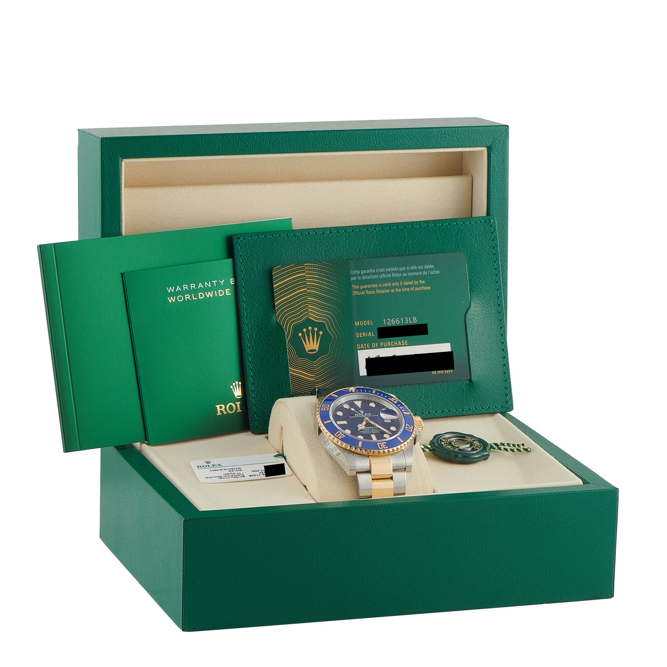 Rolex Submariner Date Two-Tone Watch 126613LB