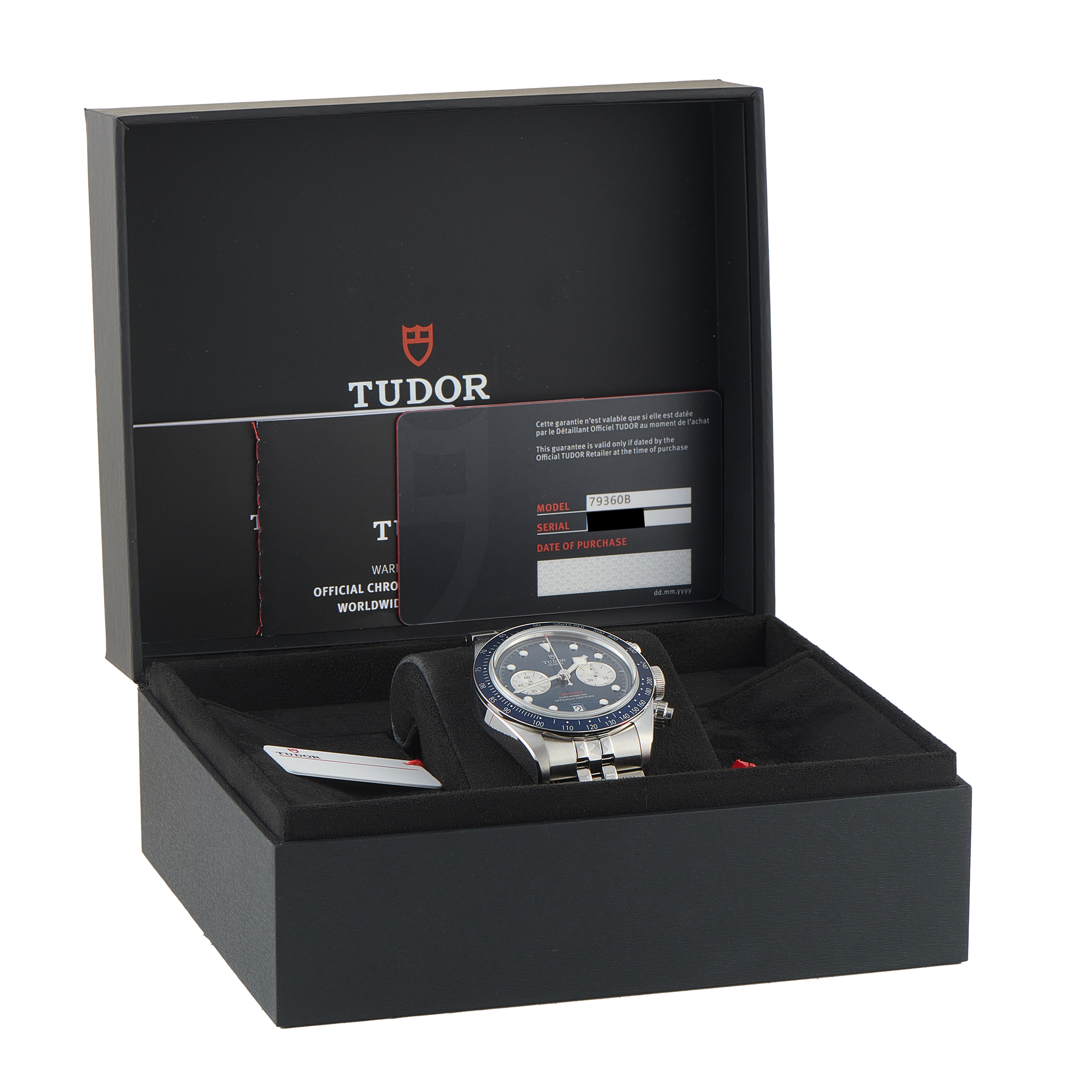 Tudor Black Bay Chrono Blue Dial Steel Watch 79360B