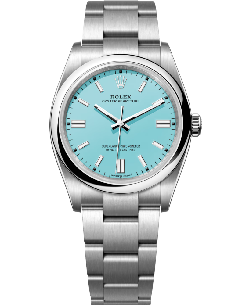 Rolex Oyster Perpetual Tiffany blue dial
