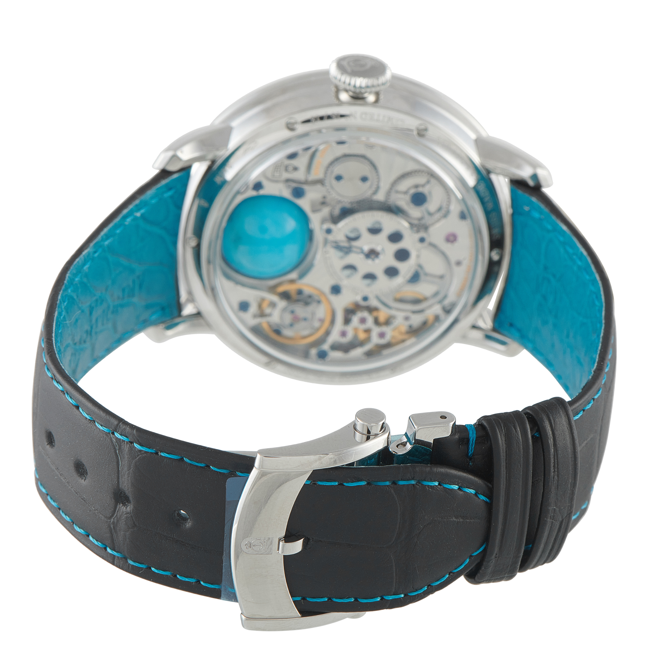 Arnold & Son Luna Magna Steel Turquoise Edition Watch 1LMAS.T01A.C1322D - Image 4