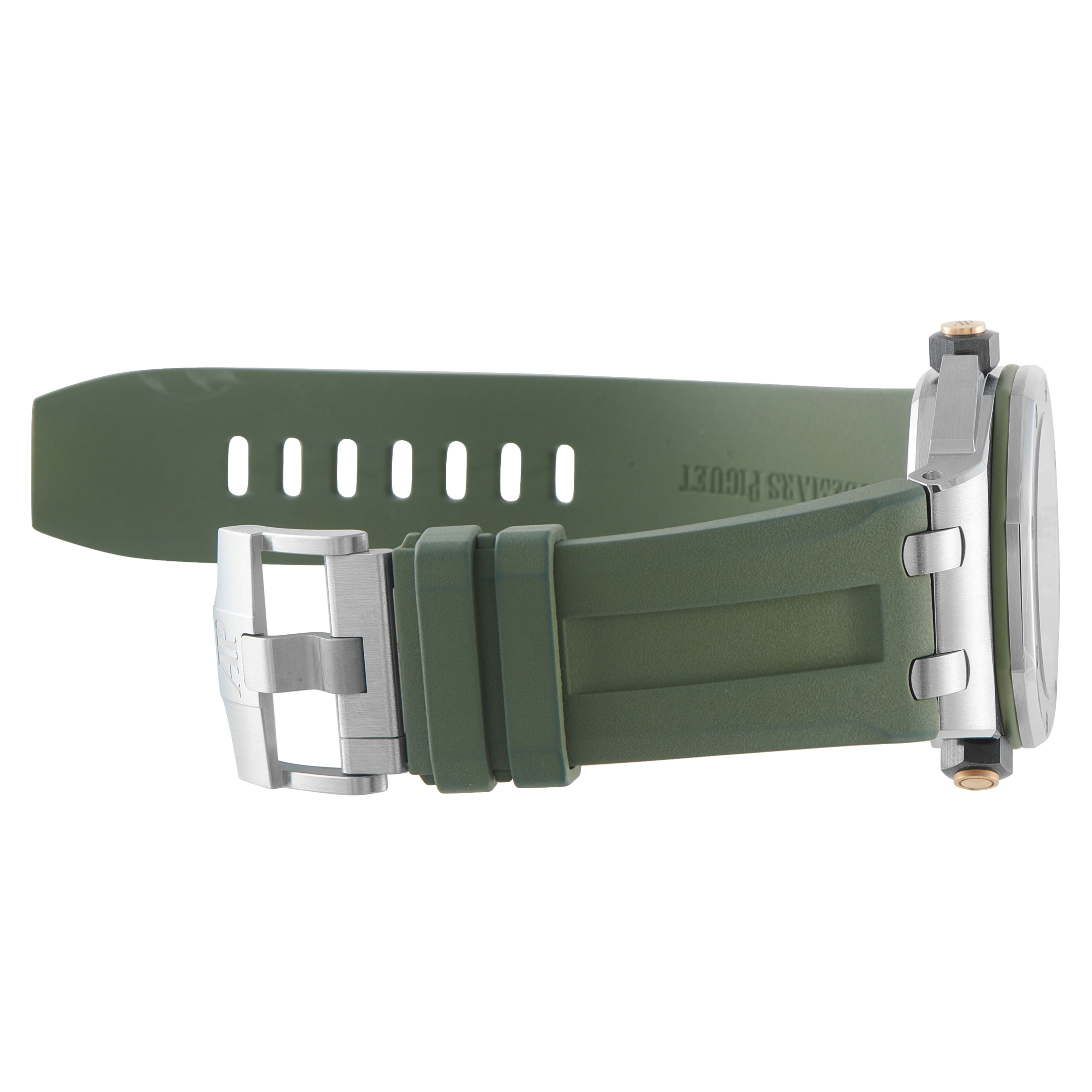 Audemars Piguet Royal Oak Offshore Diver Khaki Steel Watch 15720ST.OO.A052CA.01 - Image 4