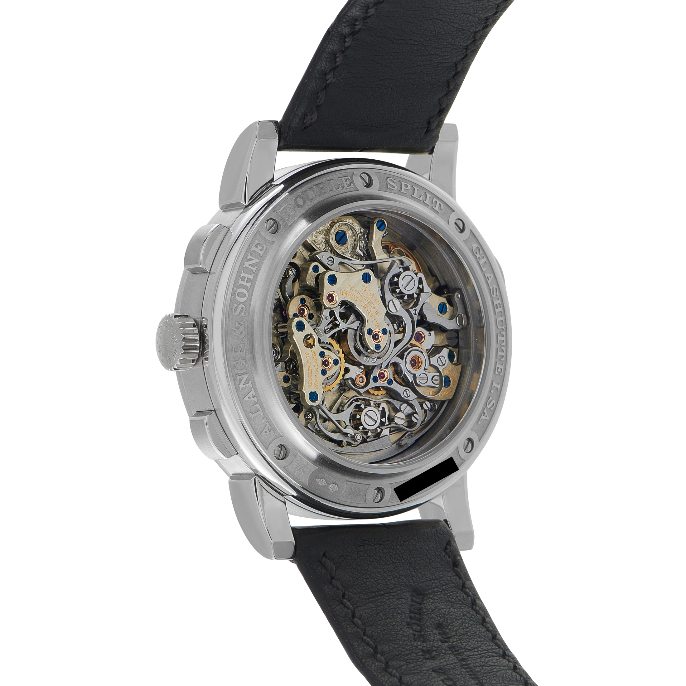 A. Lange & Sohne Double Split Platinum Watch 404.035 - Image 3