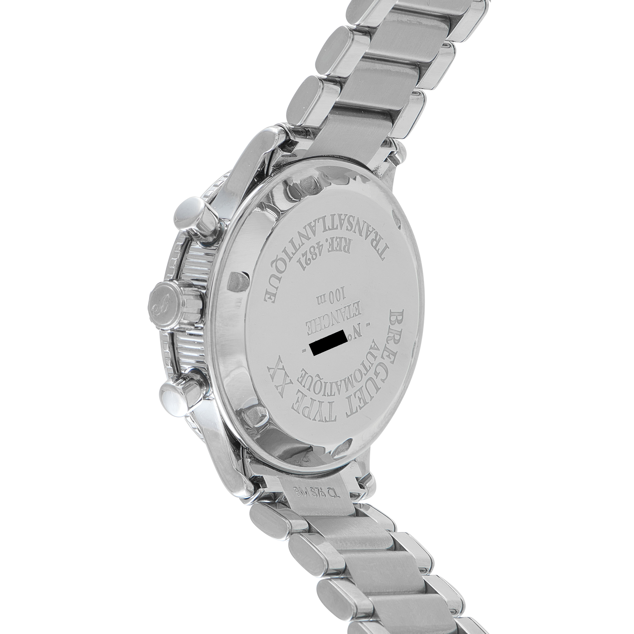 Breguet Type XX Transatlantique Diamond and Mother of Pearl Watch 4821ST/59/S76 - Image 3
