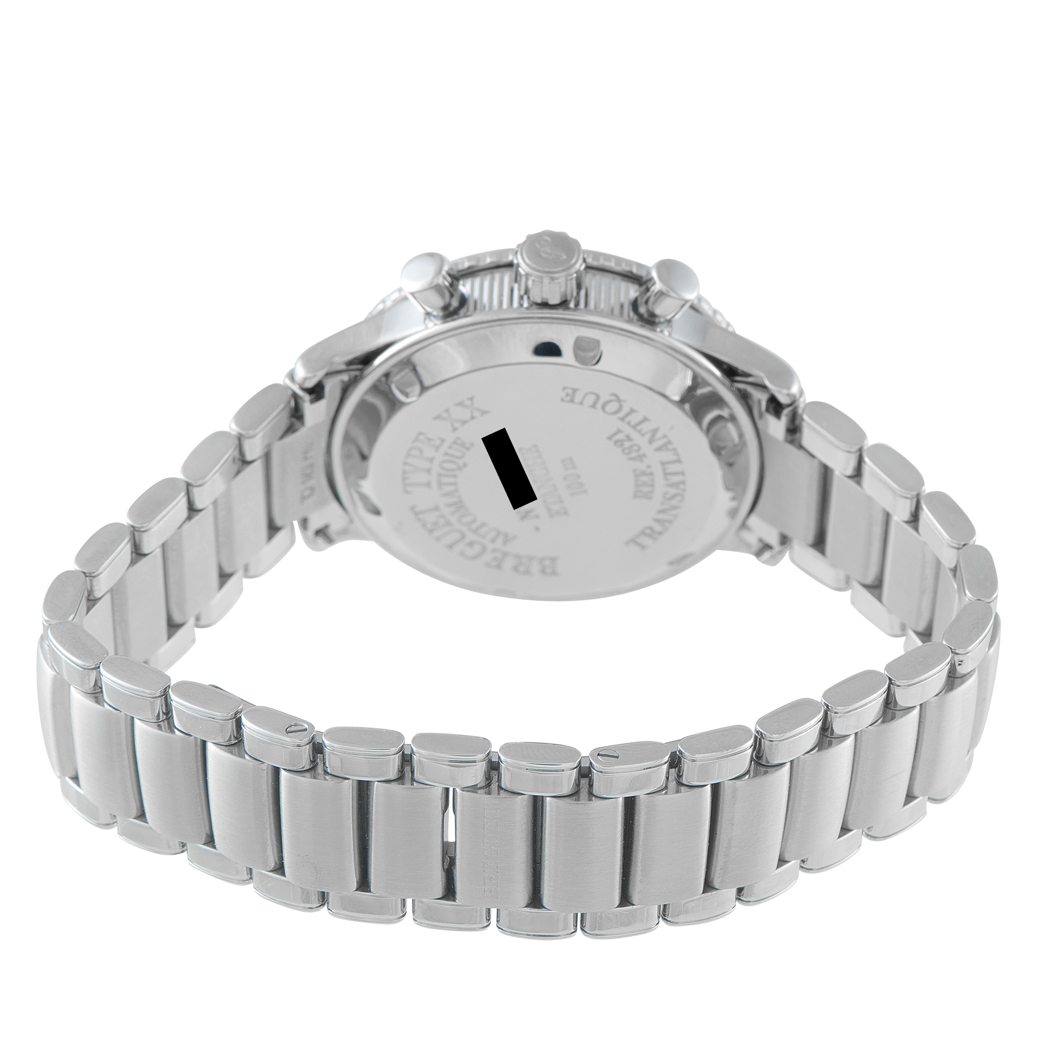 Breguet Type XX Transatlantique Diamond and Mother of Pearl Watch 4821ST/59/S76 - Image 4