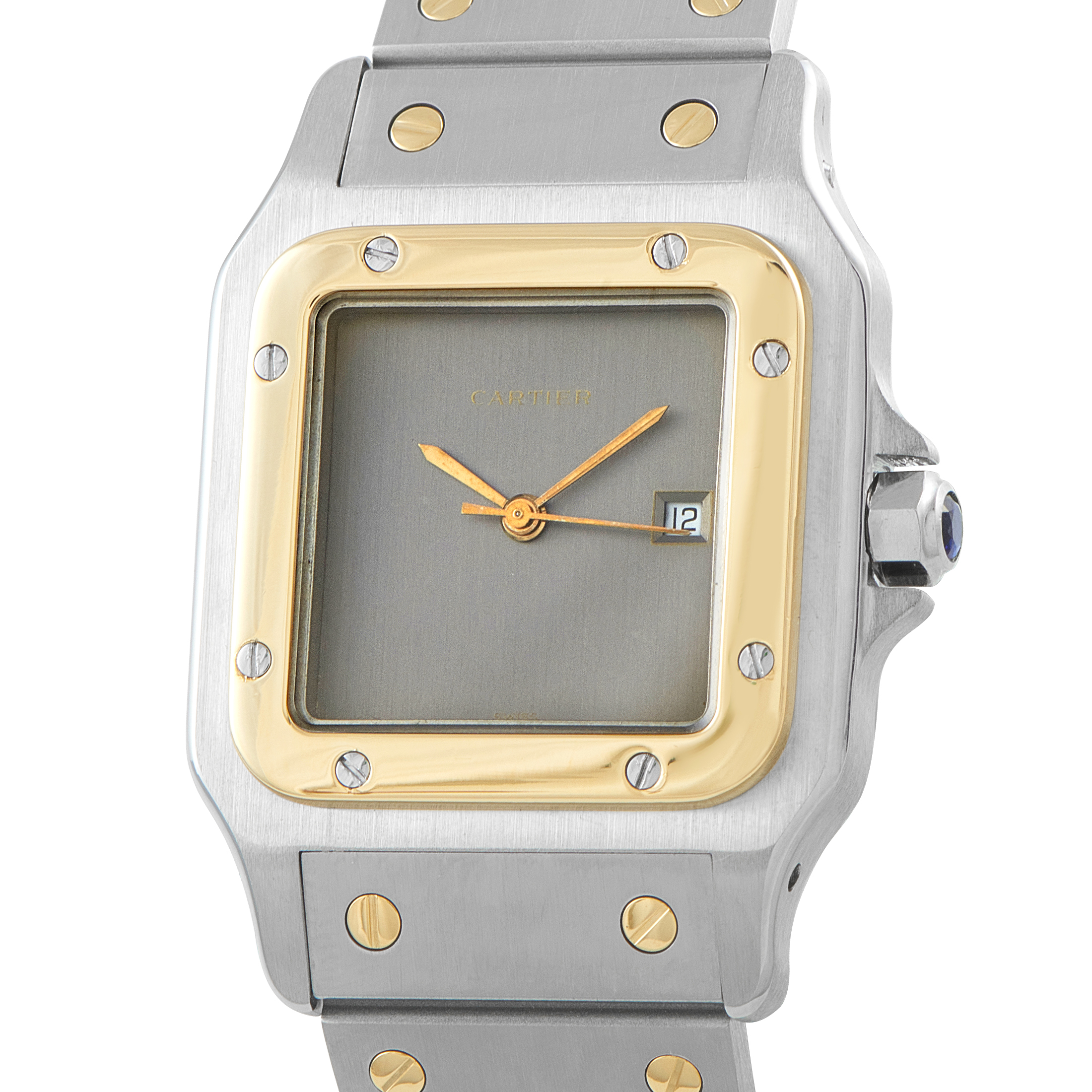 Cartier Santos Carrée Two-Tone Watch 2961 - Image 2
