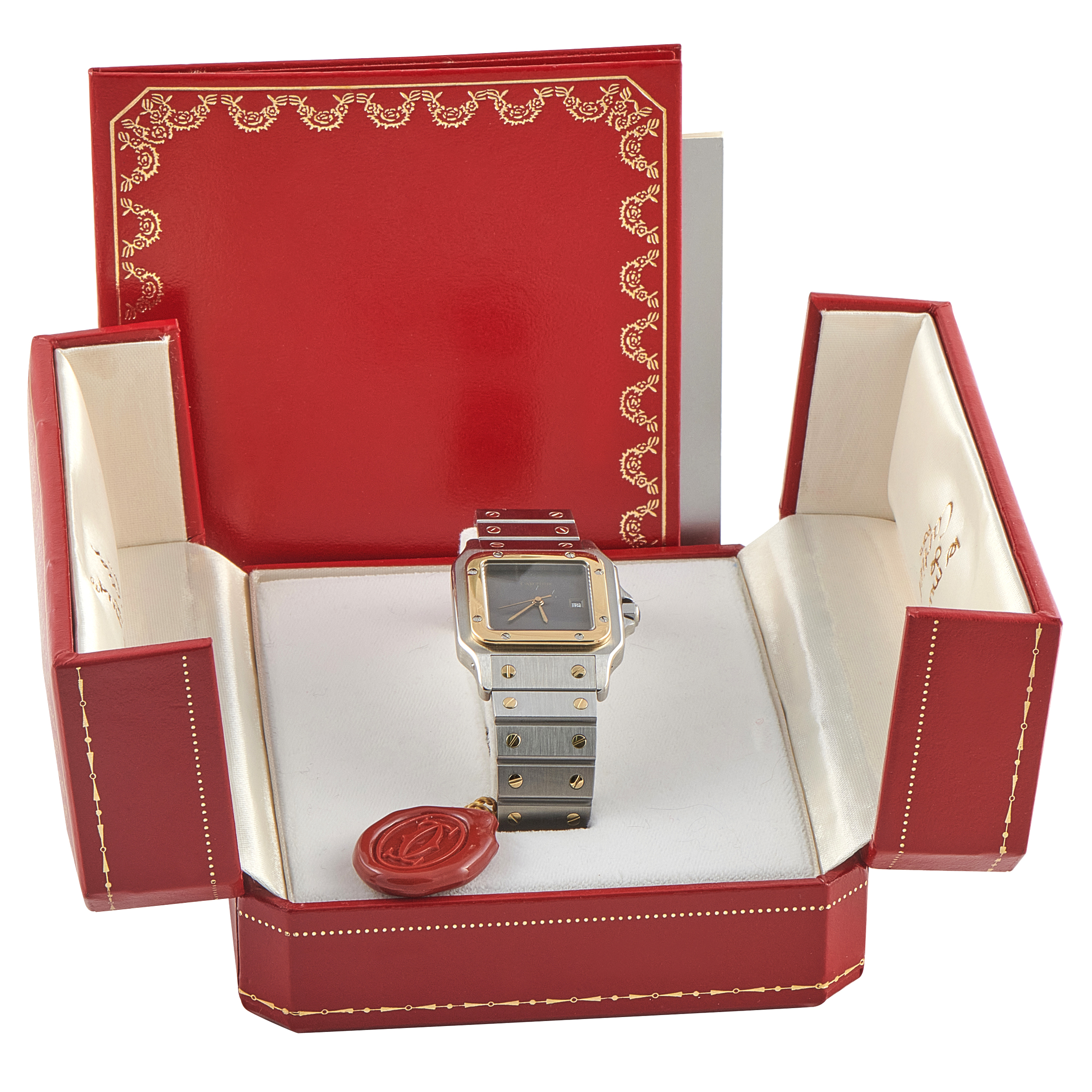 Cartier Santos Carrée Two-Tone Watch 2961 - Image 5
