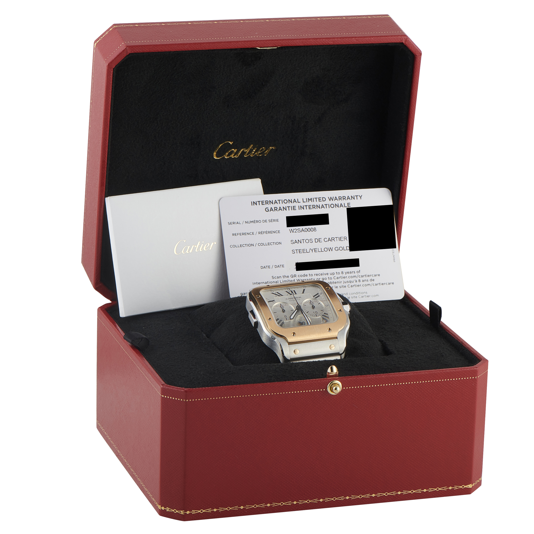 Cartier Santos Chronograph Extra-Large Model Two-Tone Watch W2SA0008 - Image 5