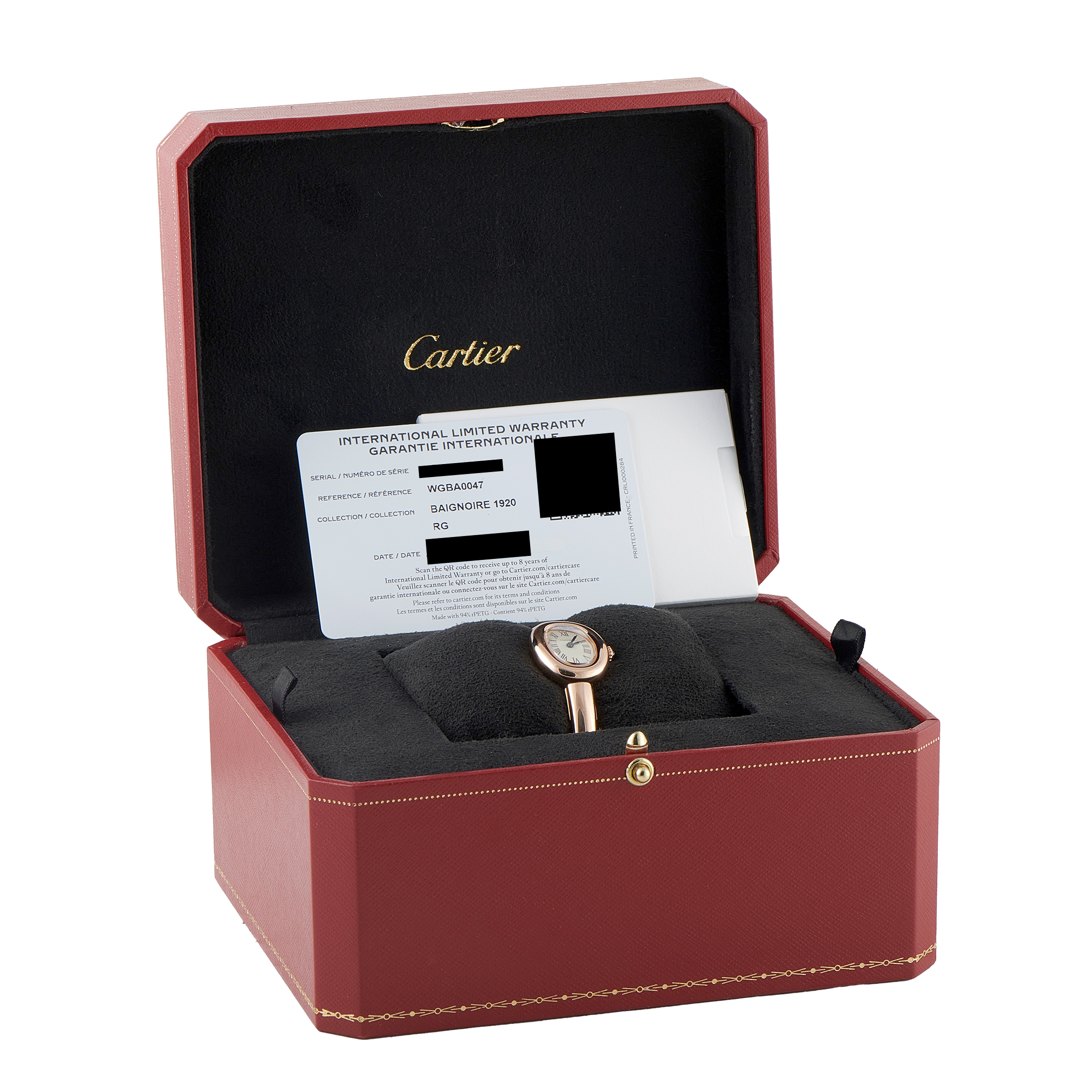 Cartier Baignoire Mini Model Rose Gold Watch WGBA0047 - Image 5