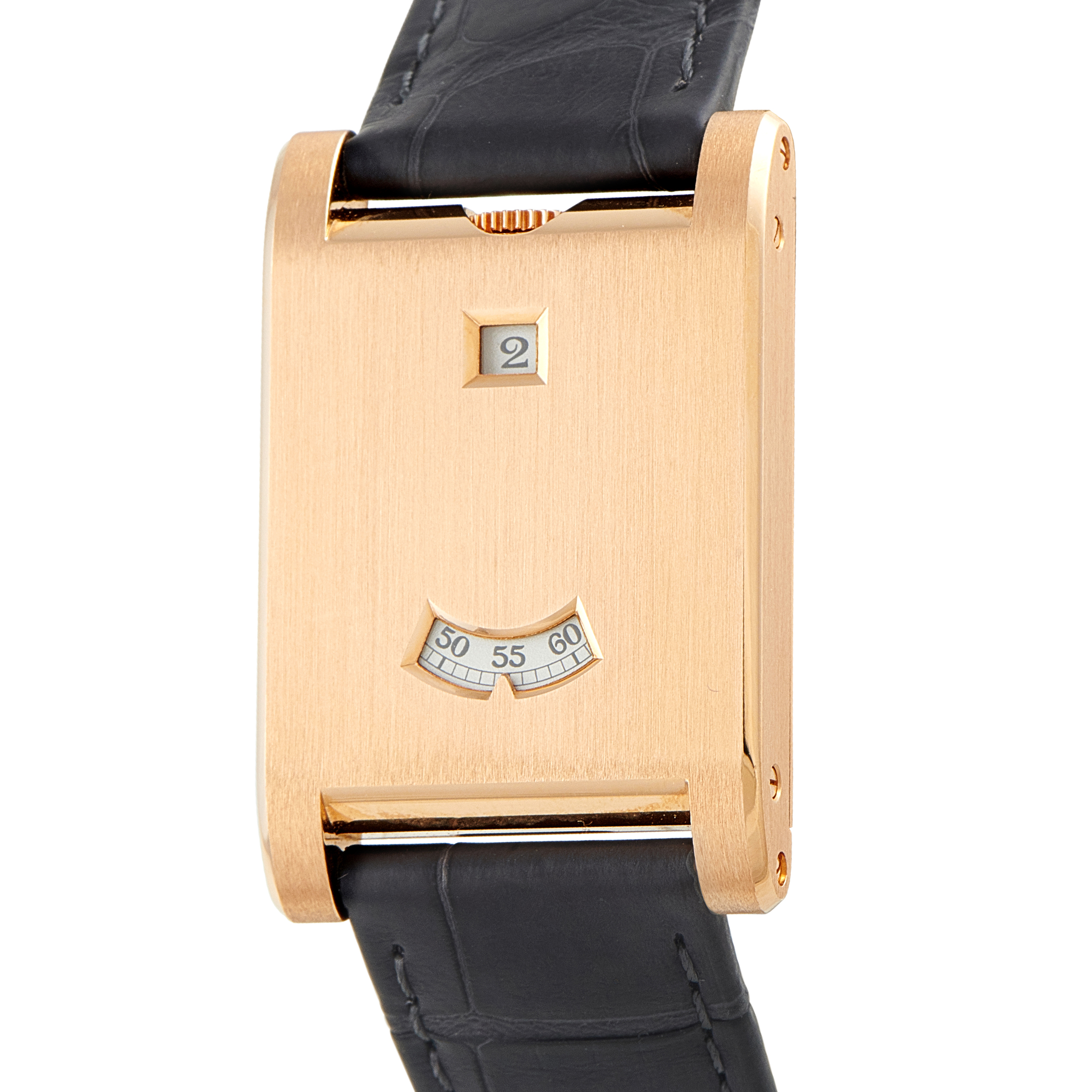 Cartier Privé Tank à Guichets Rose Gold Watch WGTA0235