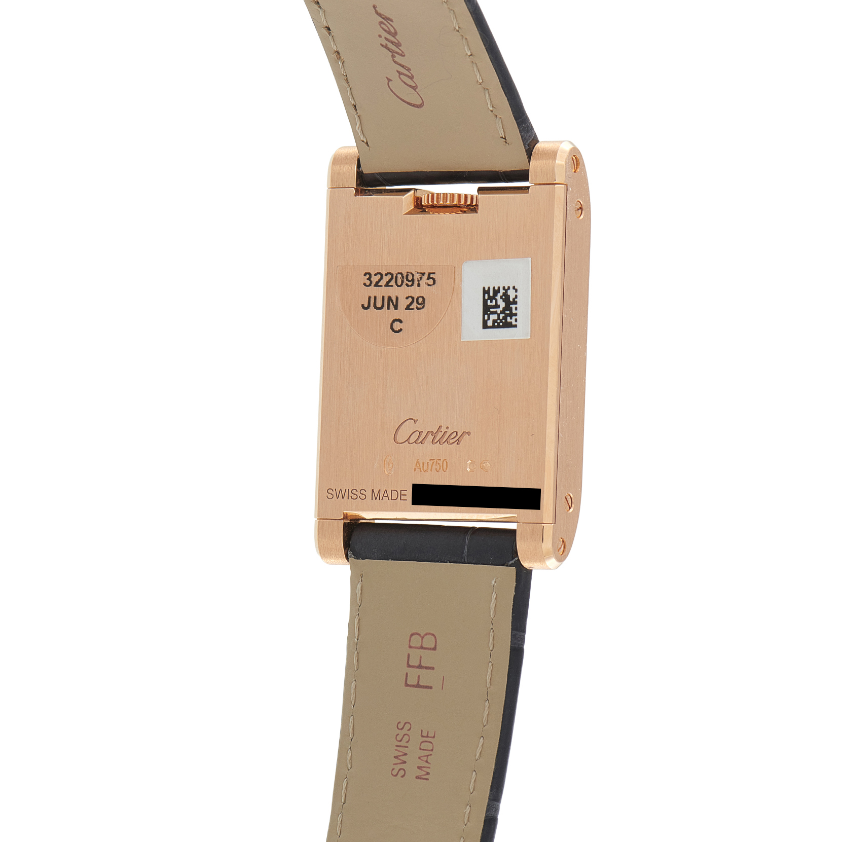 Cartier Privé Tank à Guichets Rose Gold Watch WGTA0235