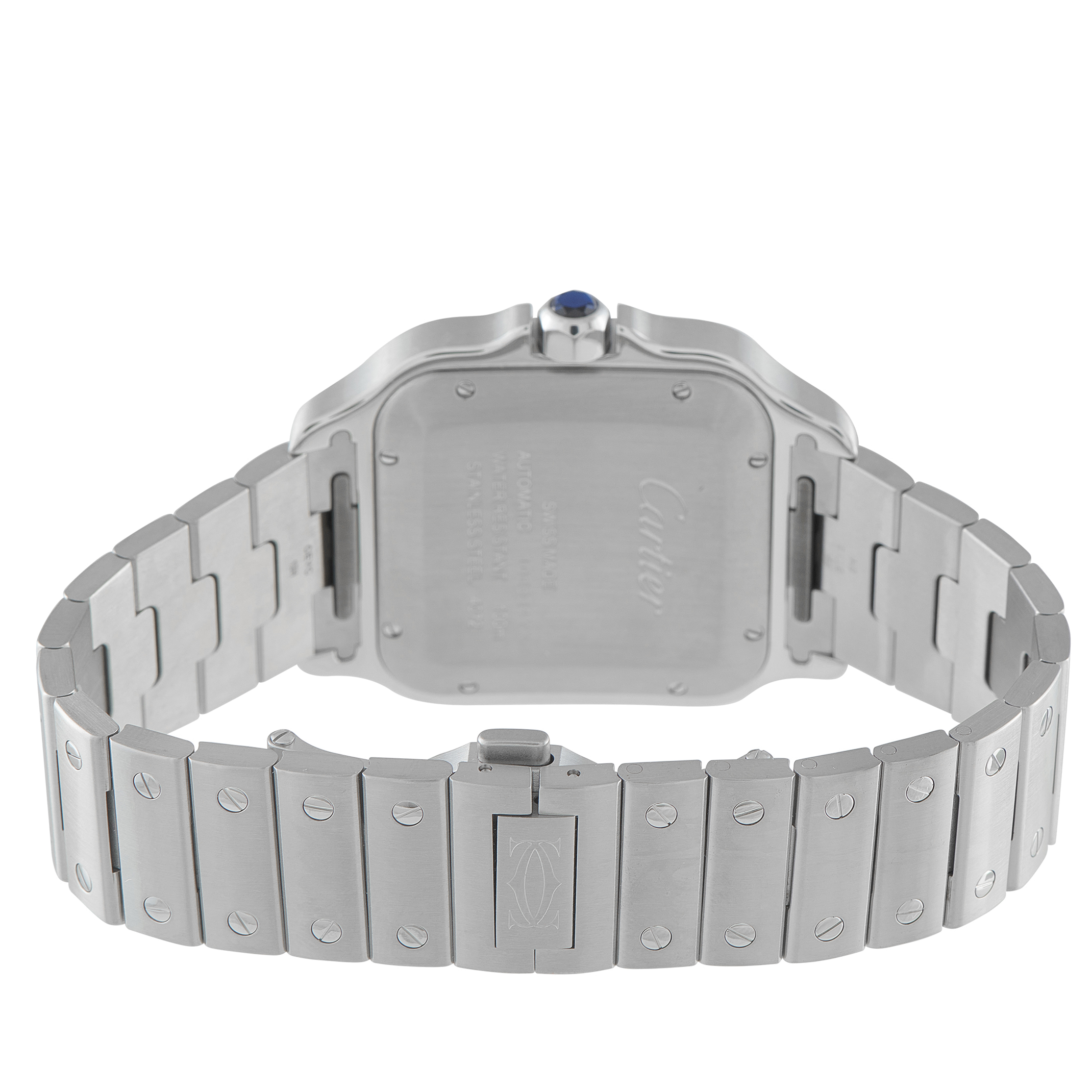 Cartier Santos Large Model Steel Watch WSSA0018 - Image 4