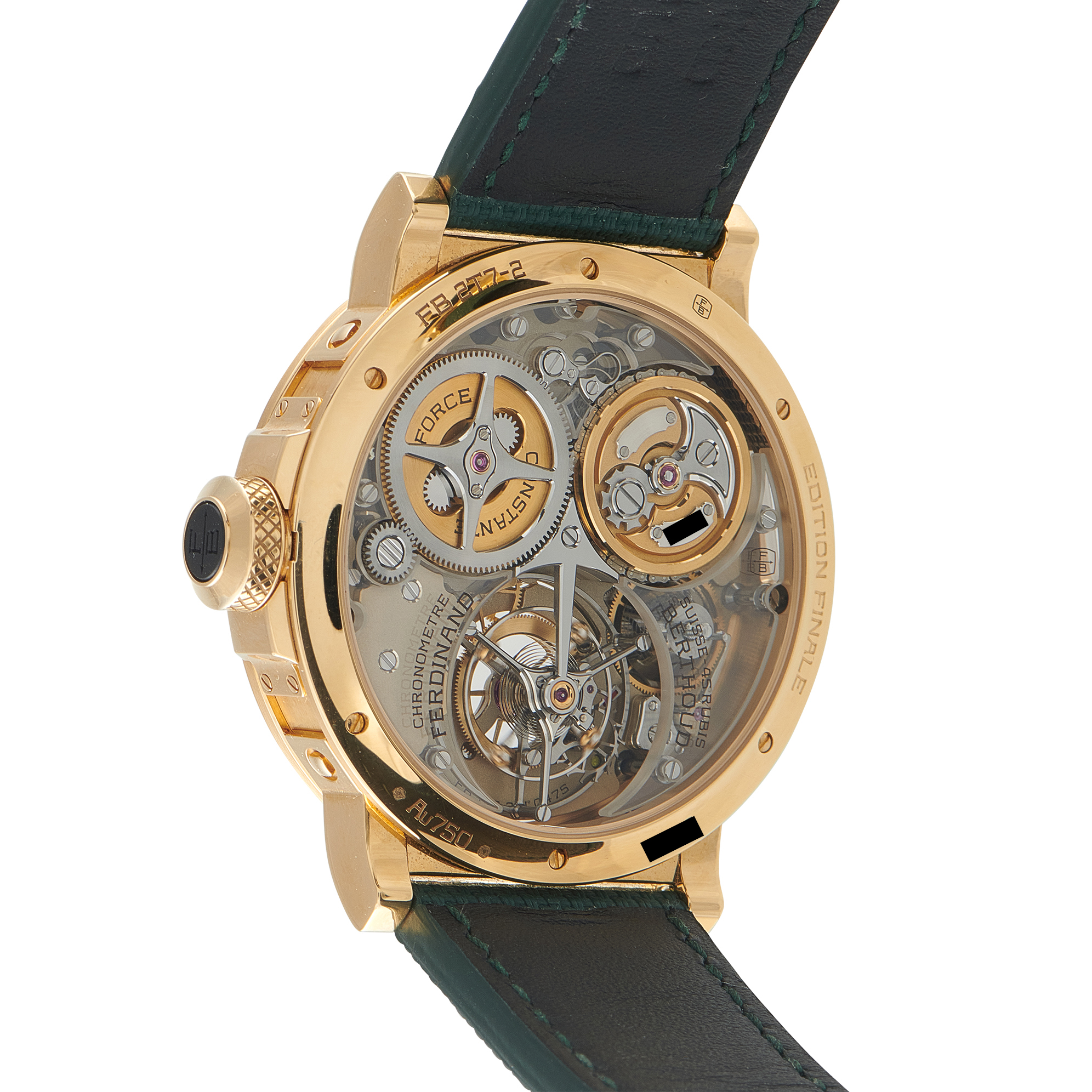 Ferdinand Berthoud Chronomètre Green Dial Yellow Gold Limited Edition Watch FB 2T - Image 3