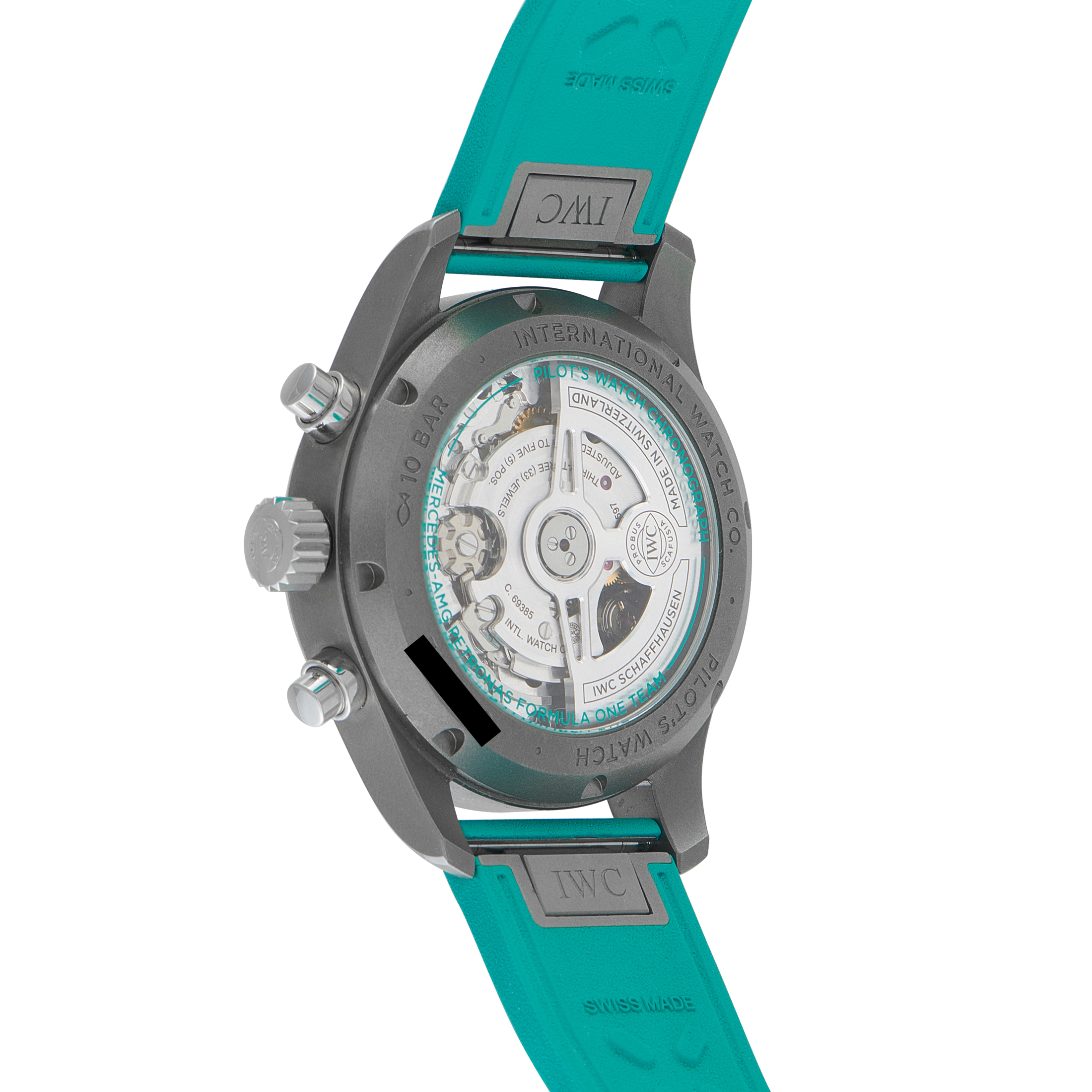 IWC Pilot's Chronograph 41 Mercedes-AMG Petronas Formula One™ Team Titanium Watch IW388108 - Image 3