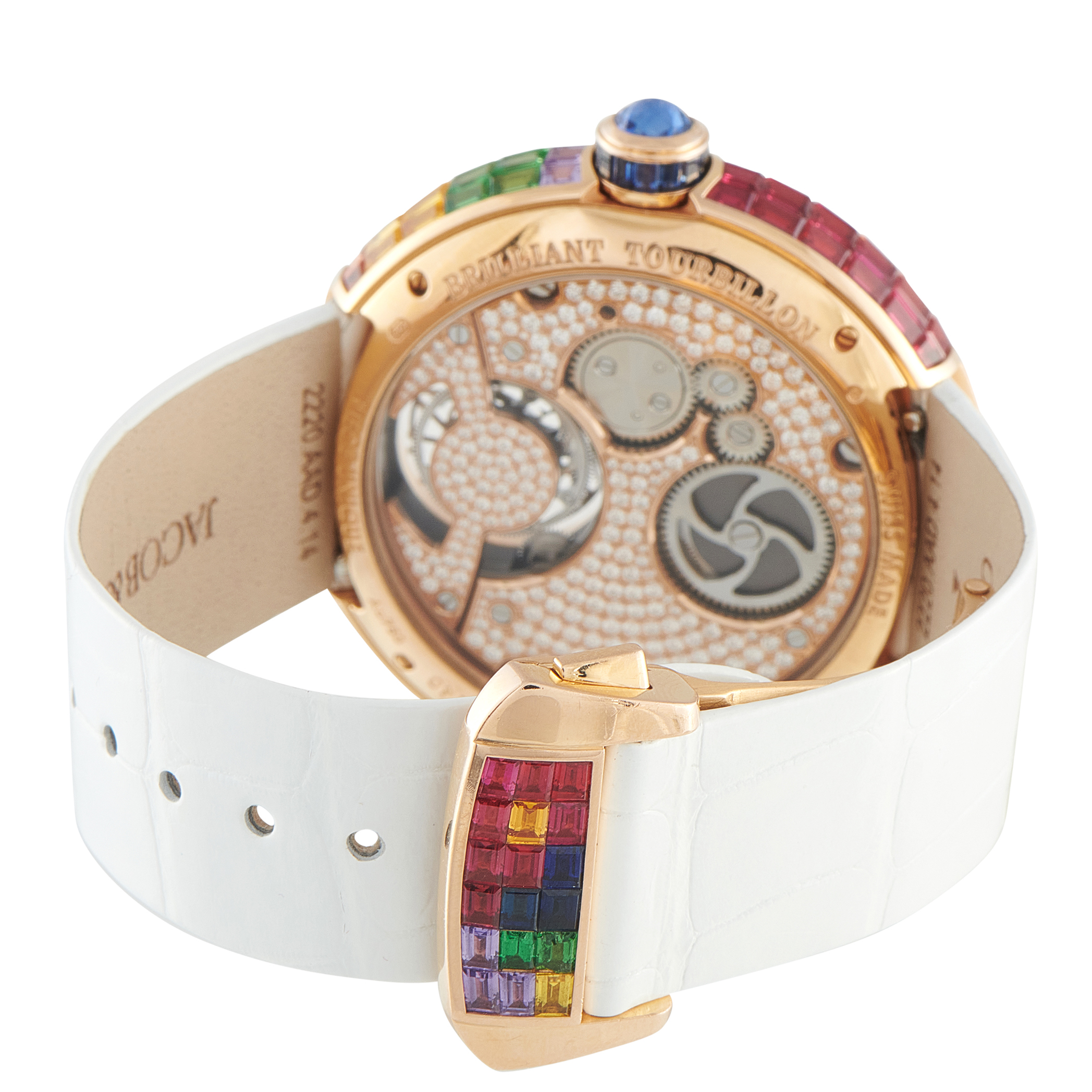 Jacob & Co. Brilliant Flying Tourbillon Peru Mountains IV Rose Gold Piece Unique Watch BT546.40.AA.UA.A - Image 4