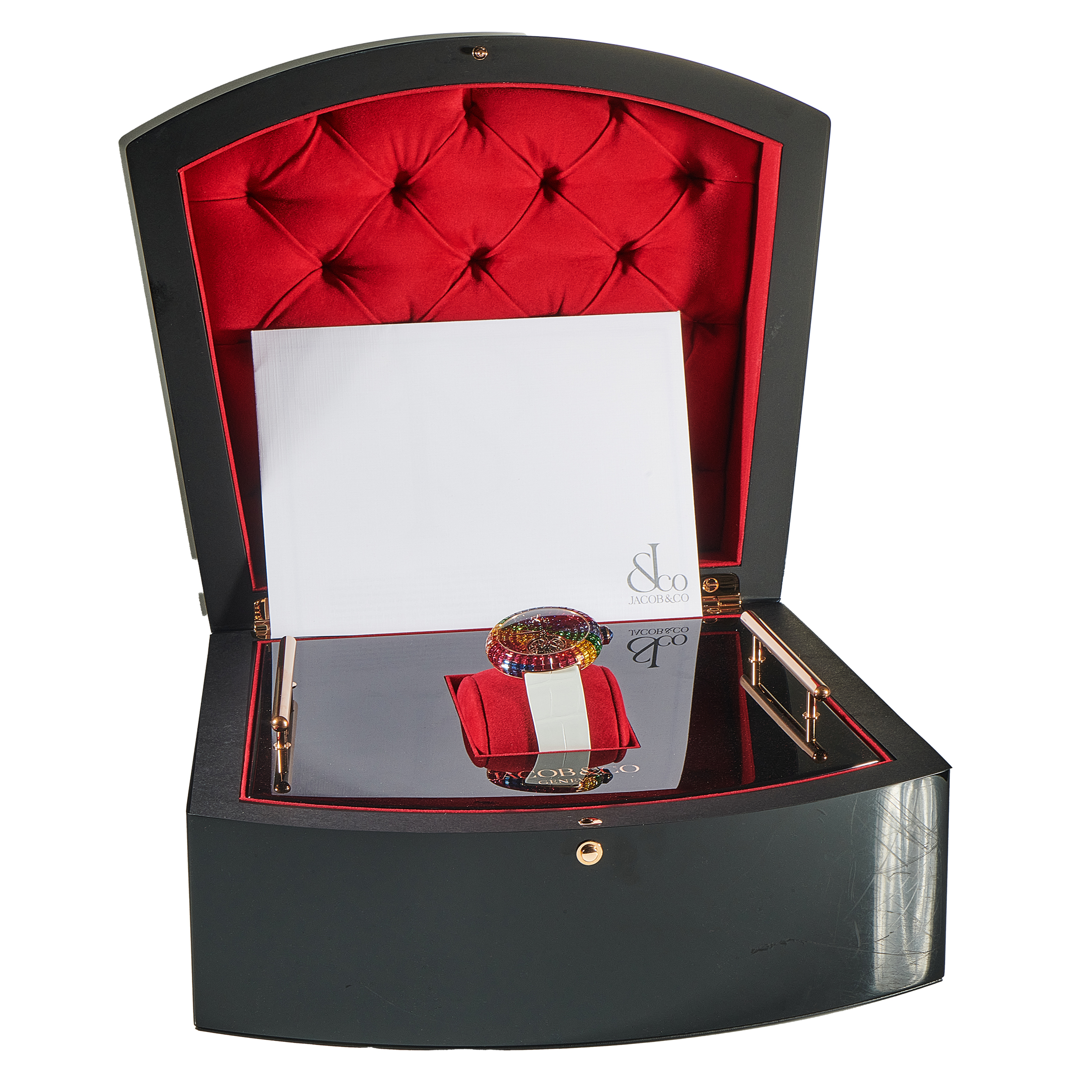 Jacob & Co. Brilliant Flying Tourbillon Peru Mountains IV Rose Gold Piece Unique Watch BT546.40.AA.UA.A - Image 5
