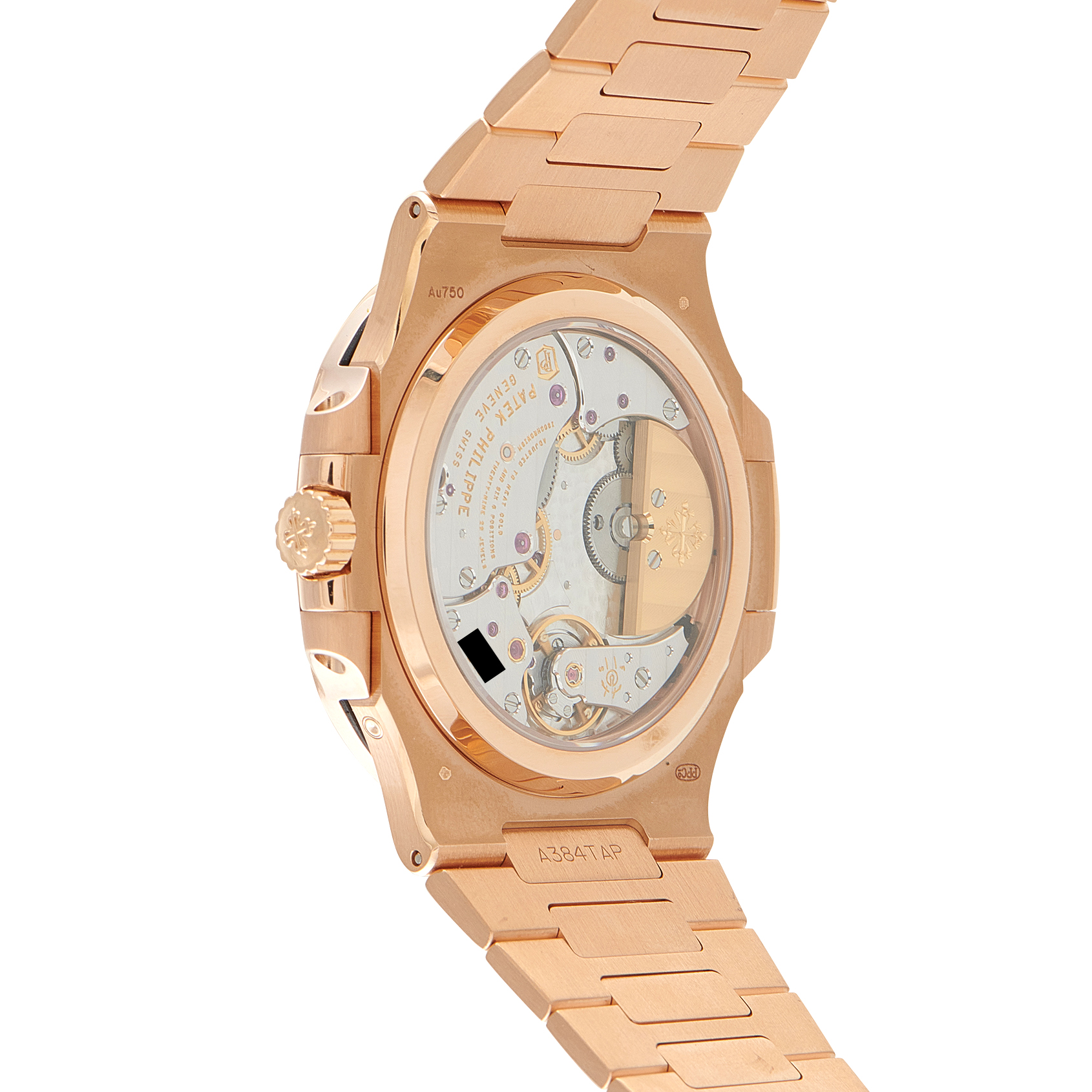 Patek Philippe Nautilus Moon Phase Rose Gold Watch 5712/1R-001