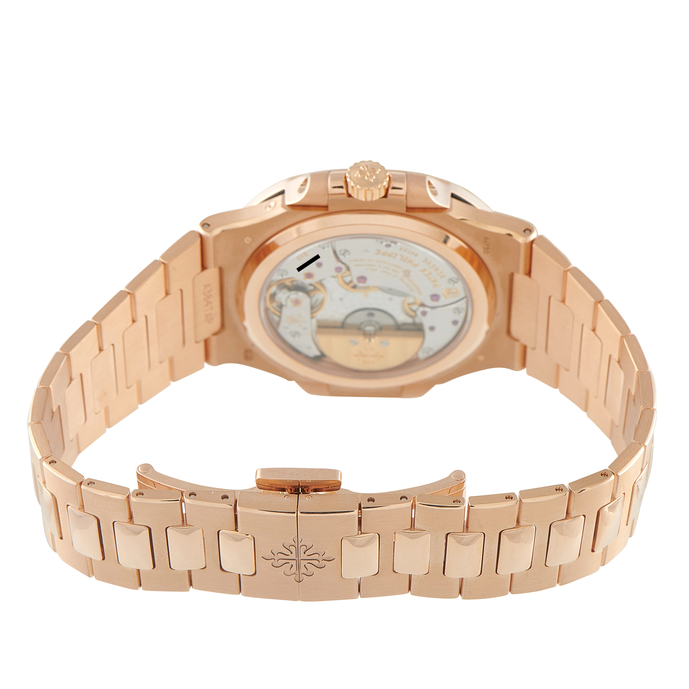 Patek Philippe Nautilus Moon Phase Rose Gold Watch 5712/1R-001