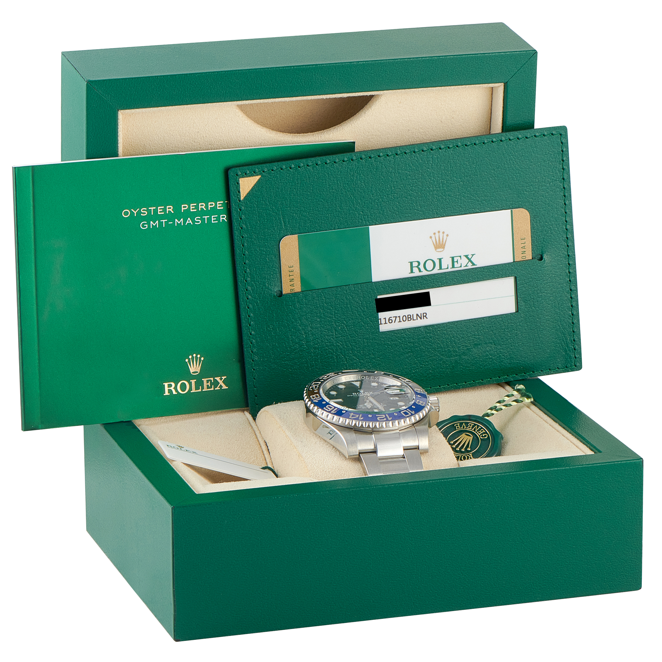 Rolex GMT-Master II Batman Steel Oyster Watch 116710BLNR