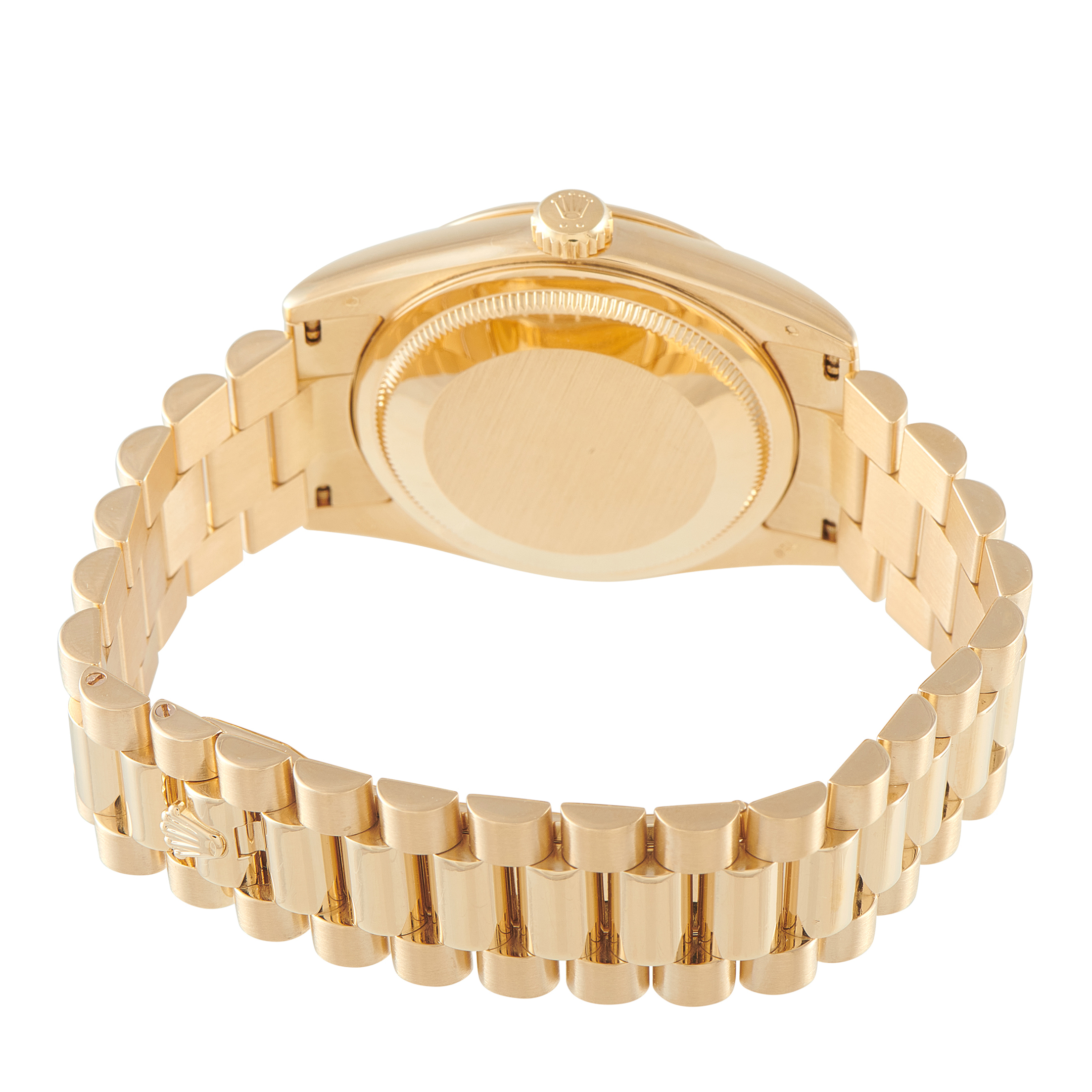Rolex Day-Date Green Dial Yellow Gold President Watch 118238 - Image 4