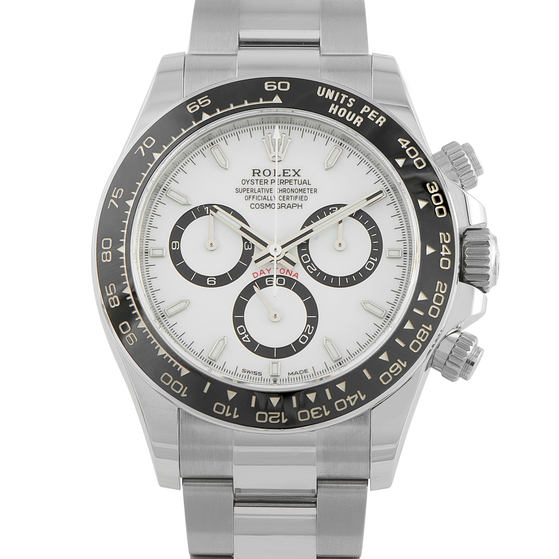Rolex Daytona White Dial Steel Watch 126500LN-001