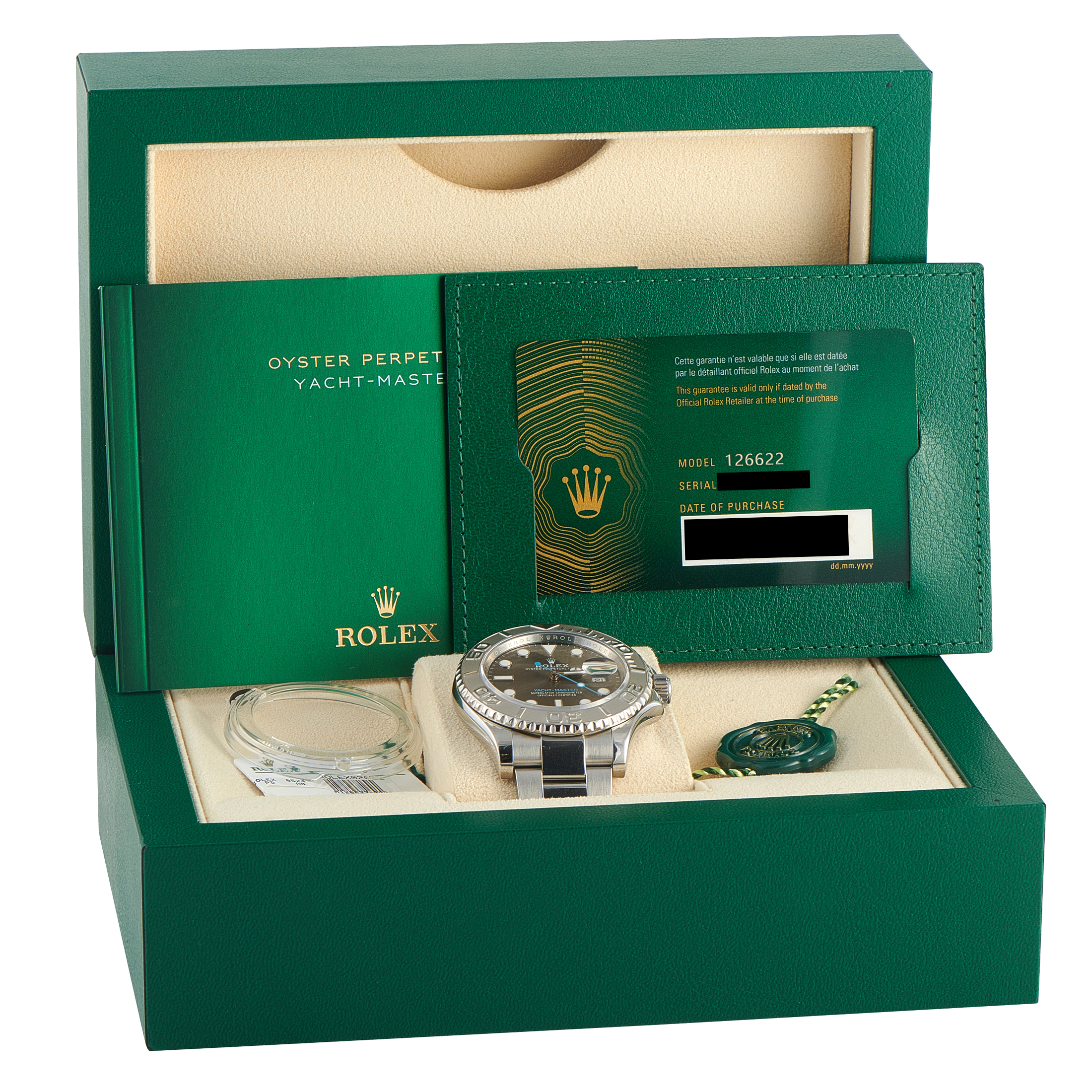 Rolex Yacht-Master 40 Slate Dial Steel Watch 126622 - Image 5