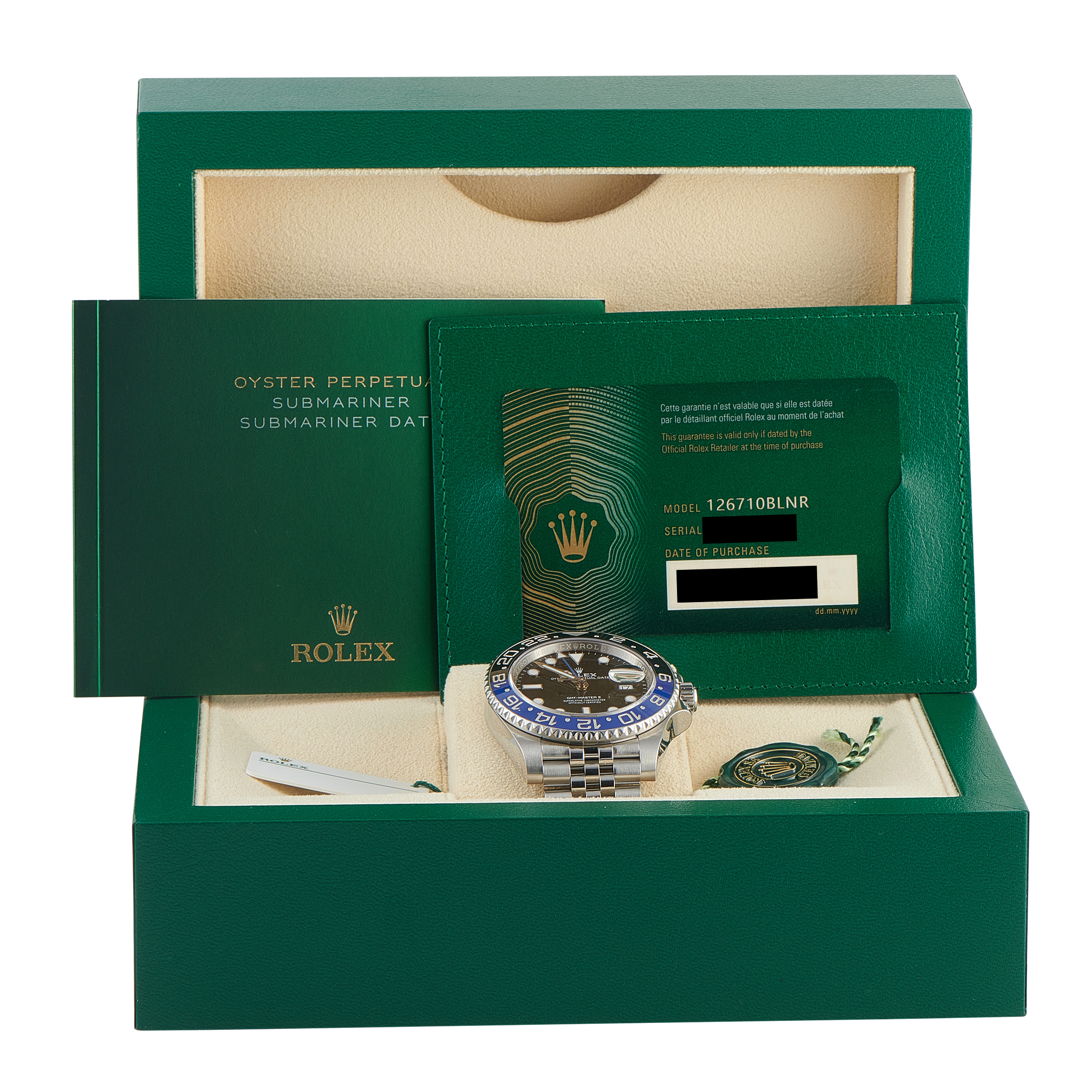 Rolex GMT-Master II Batgirl Steel Watch 126710BLNR - Image 5