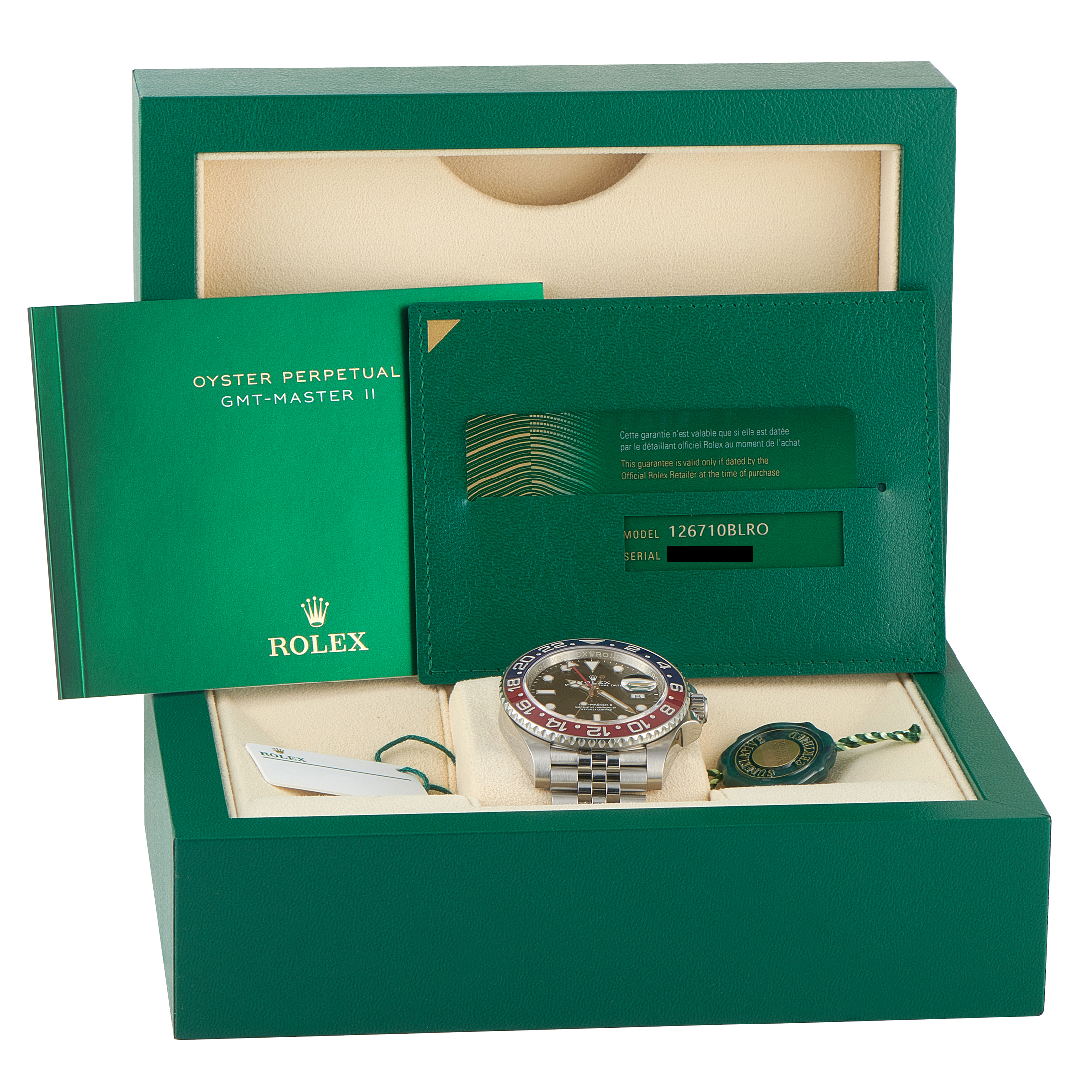 Rolex GMT-Master II Pepsi Steel Jubilee Watch 126710BLRO