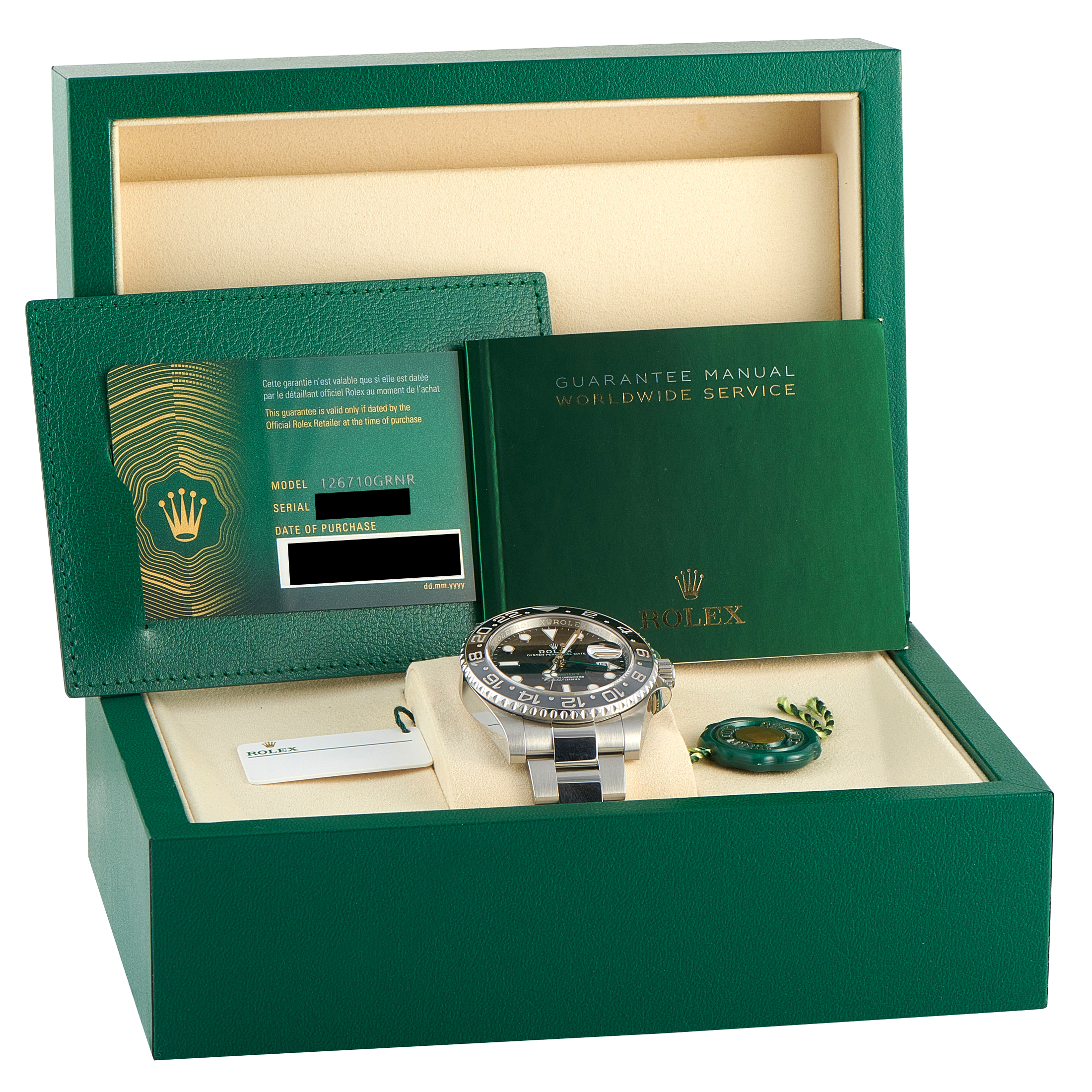 Rolex GMT-Master II Bruce Wayne Steel Oyster Watch 126710GRNR - Image 5